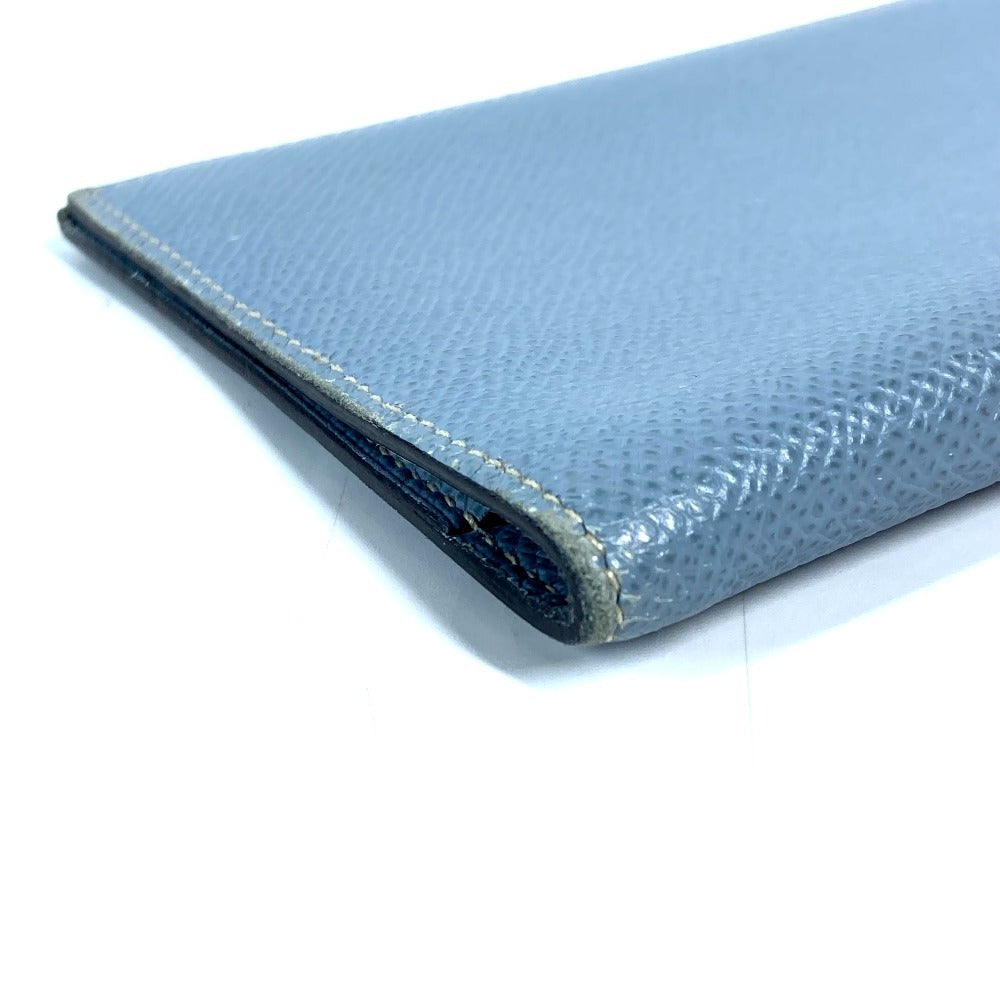 HERMES Notebook cover leather blue Agenda Vision Women Used