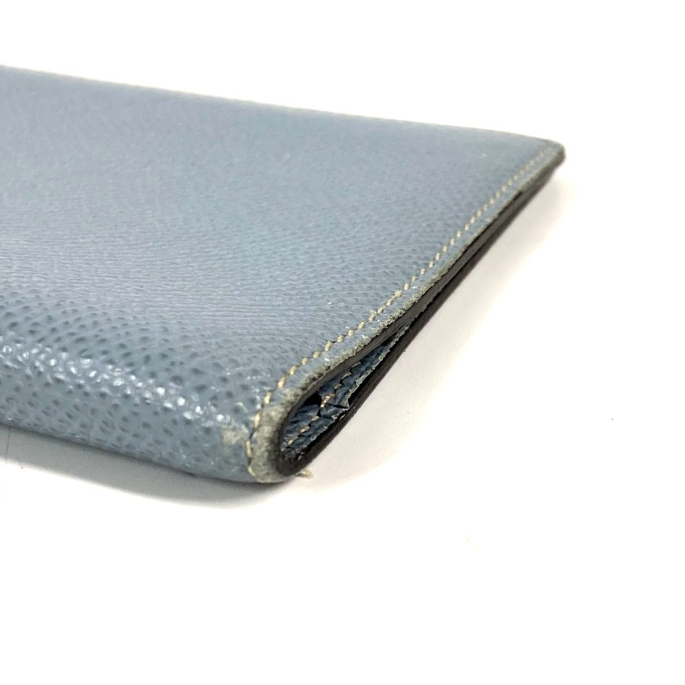 HERMES Notebook cover leather blue Agenda Vision Women Used