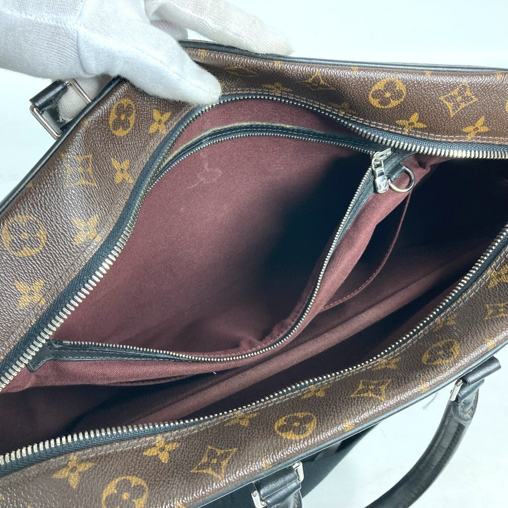 LOUIS VUITTON Business bag M40224 Monogram macacer canvas Brown Monogram macacer Porto Documan  VowayajuGM mens Used