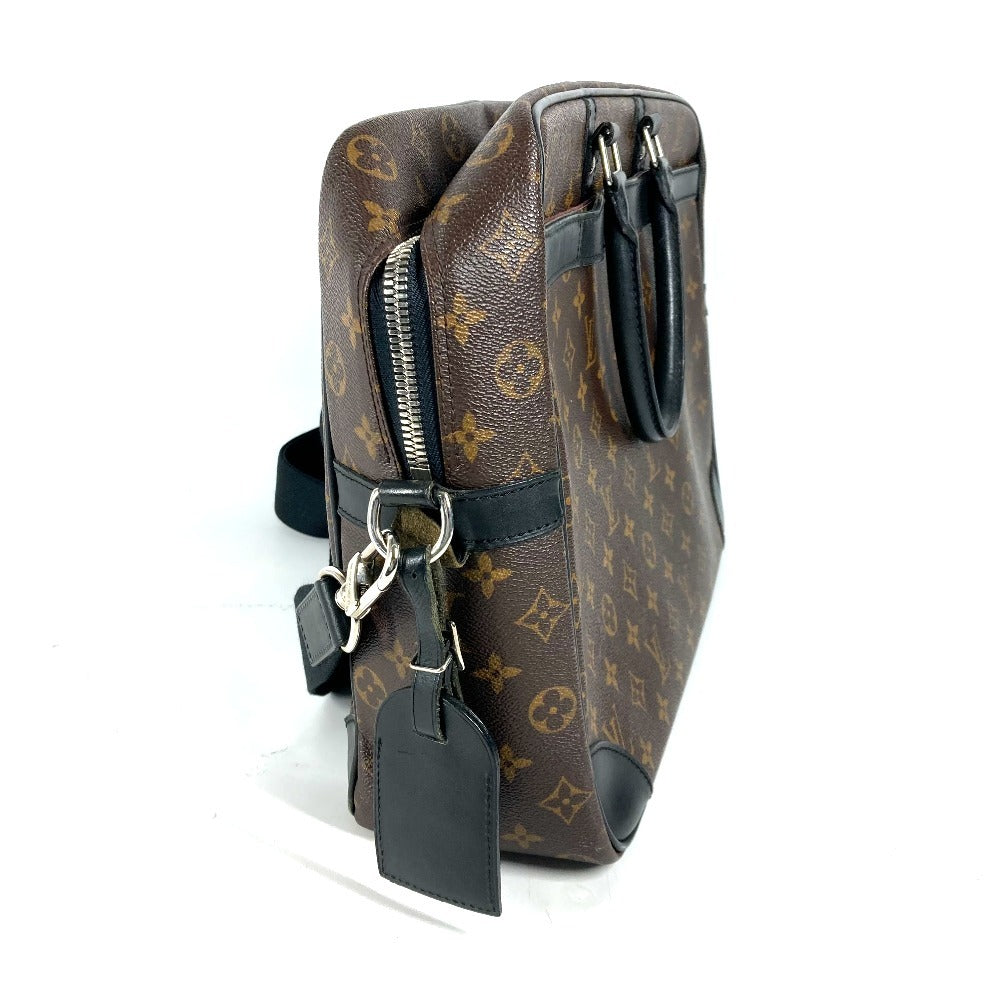 LOUIS VUITTON Business bag M40224 Monogram macacer canvas Brown Monogram macacer Porto Documan  VowayajuGM mens Used