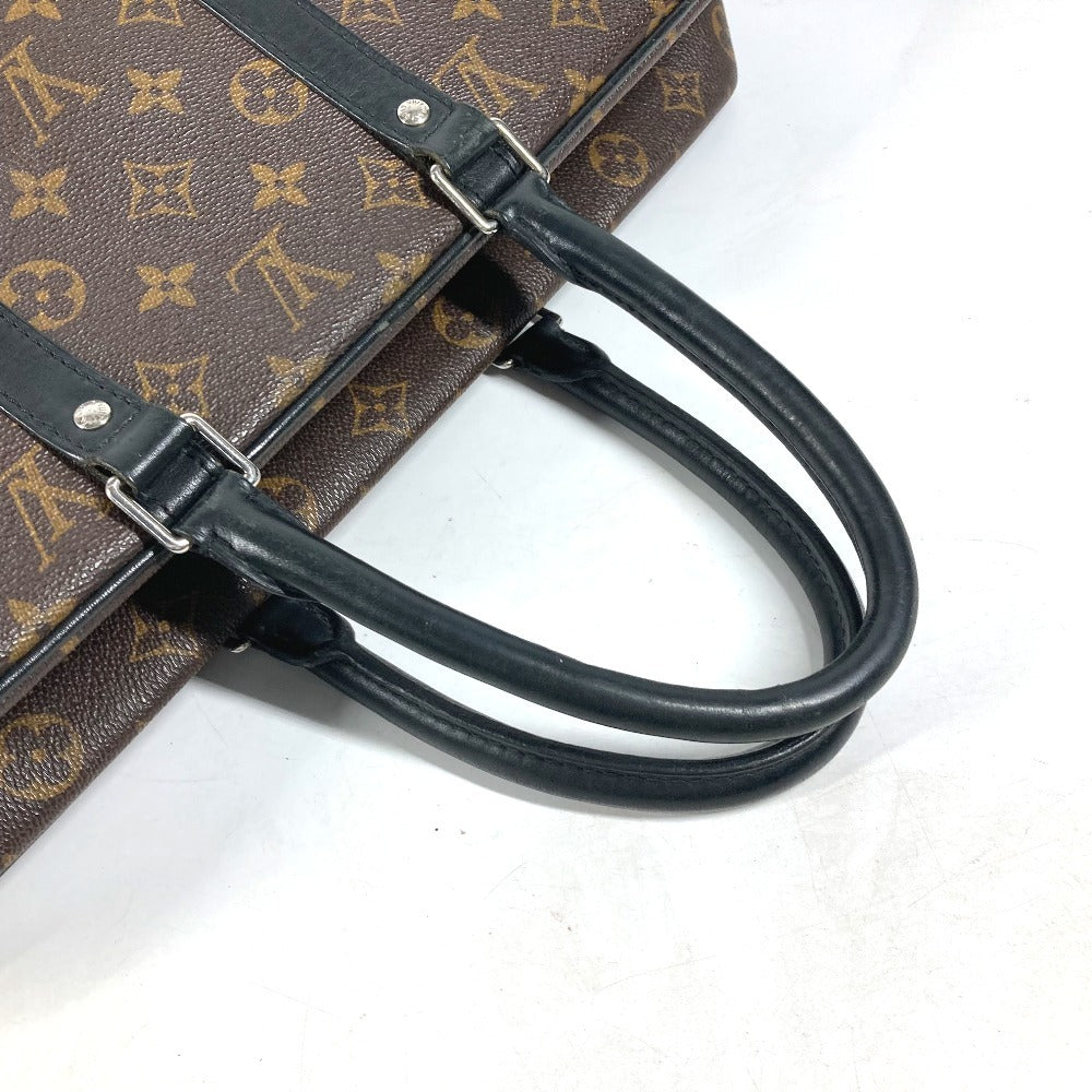 LOUIS VUITTON Business bag M40224 Monogram macacer canvas Brown Monogram macacer Porto Documan  VowayajuGM mens Used