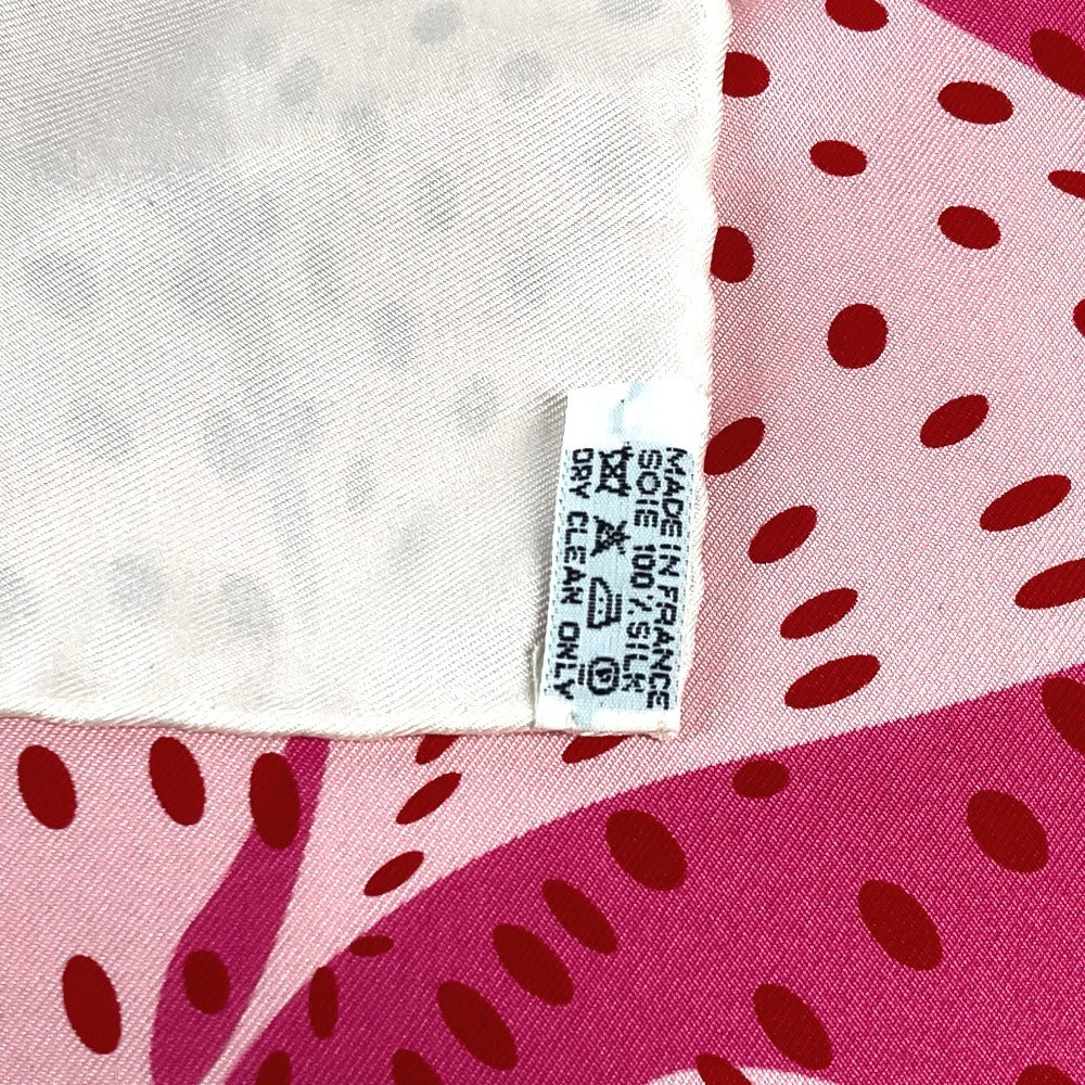 HERMES scarf silk pink Carre90 iHOLA FLAMENCA HOLA FLAMENCA Women Used