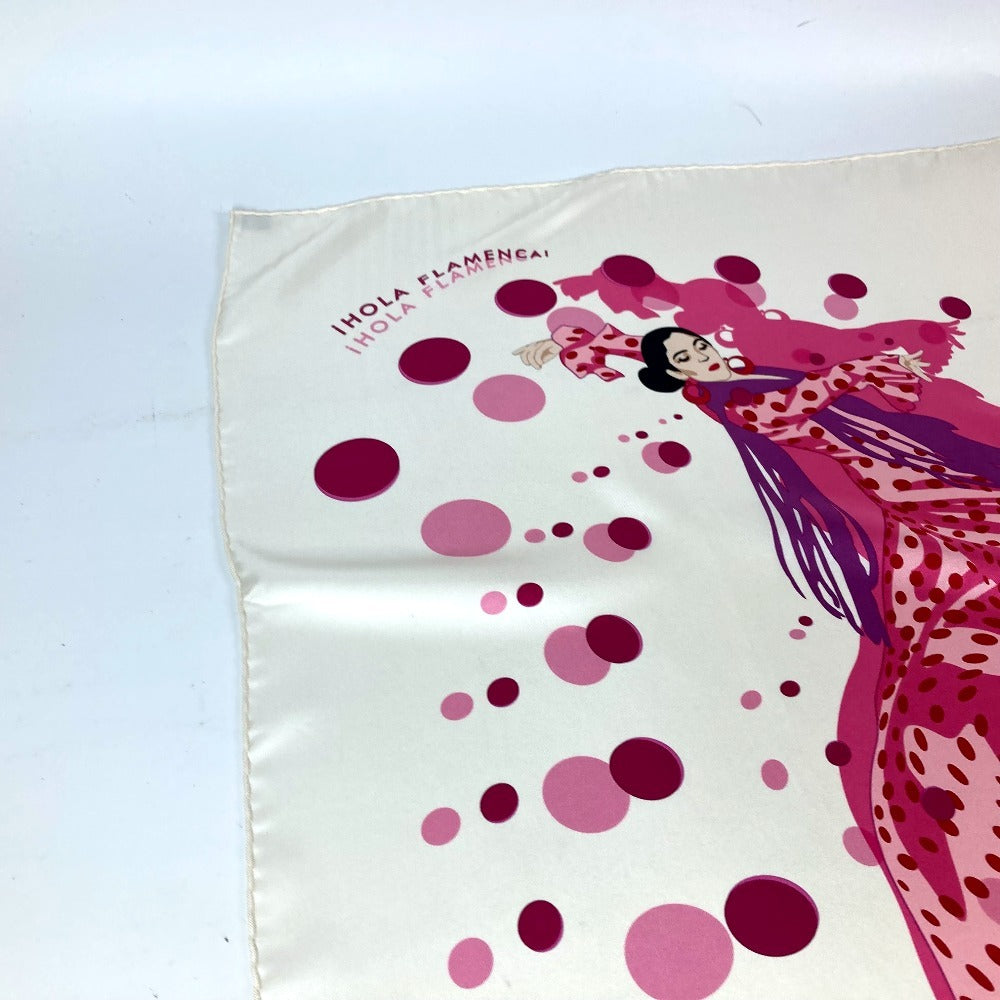 HERMES scarf silk pink Carre90 iHOLA FLAMENCA HOLA FLAMENCA Women Used