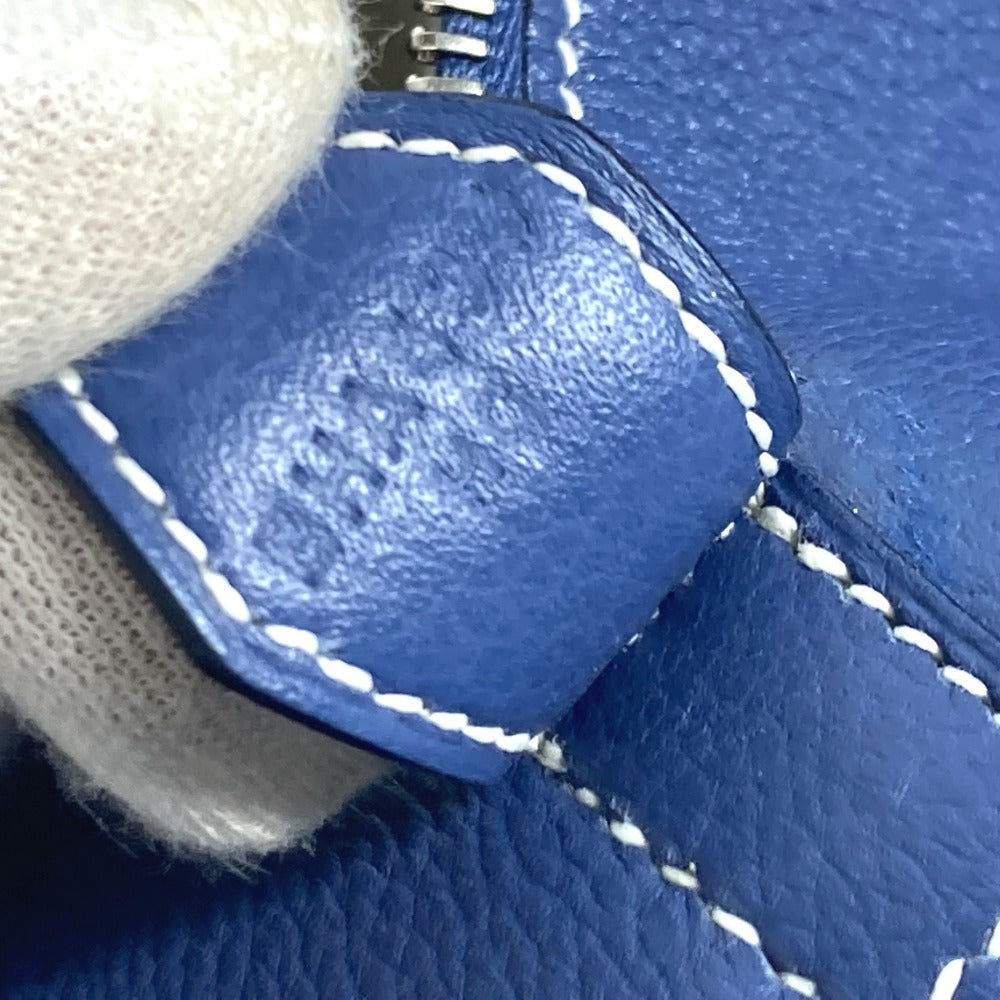 HERMES Handbag Calf leather blue Shoulder Bag Shoulder Bag Bolide Relax 45 unisex(Unisex) Used