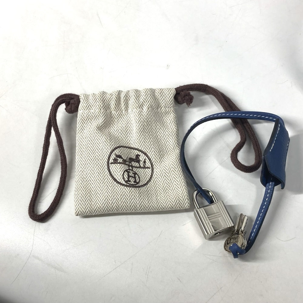 HERMES Handbag Calf leather blue Shoulder Bag Shoulder Bag Bolide Relax 45 unisex(Unisex) Used