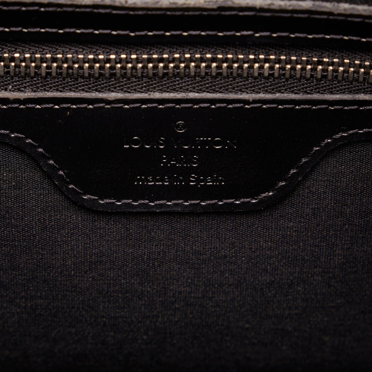 Black Louis Vuitton Monogram Mat Stockton Tote Bag