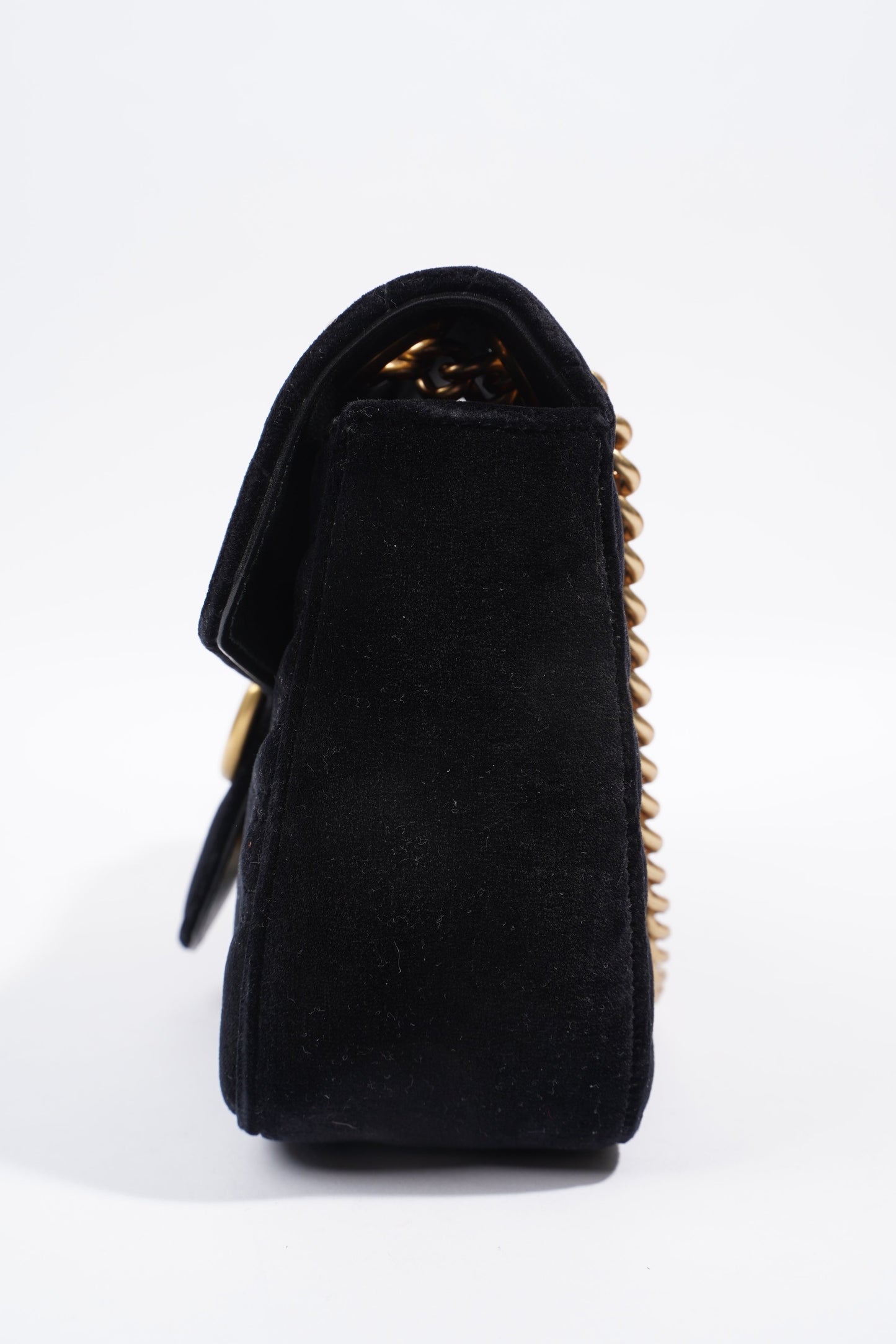 Gucci GG Marmont Black Velvet Small