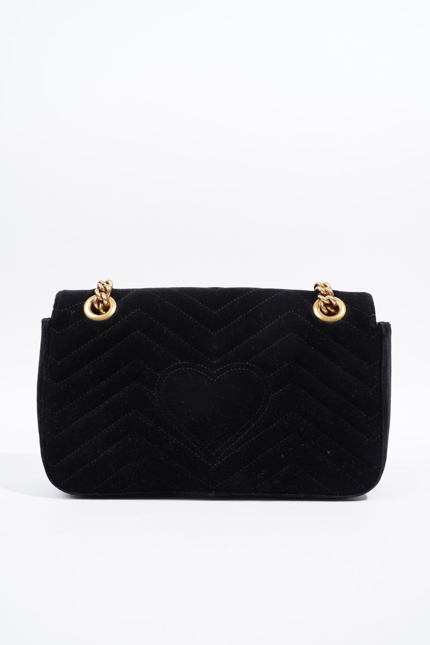 Gucci GG Marmont Black Velvet Small