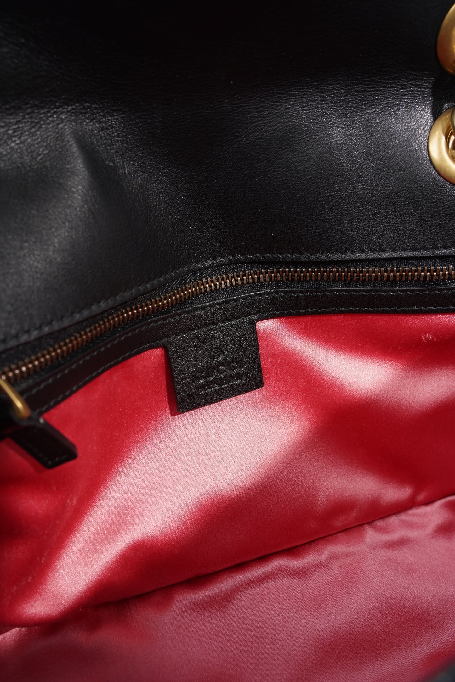Gucci GG Marmont Black Velvet Small