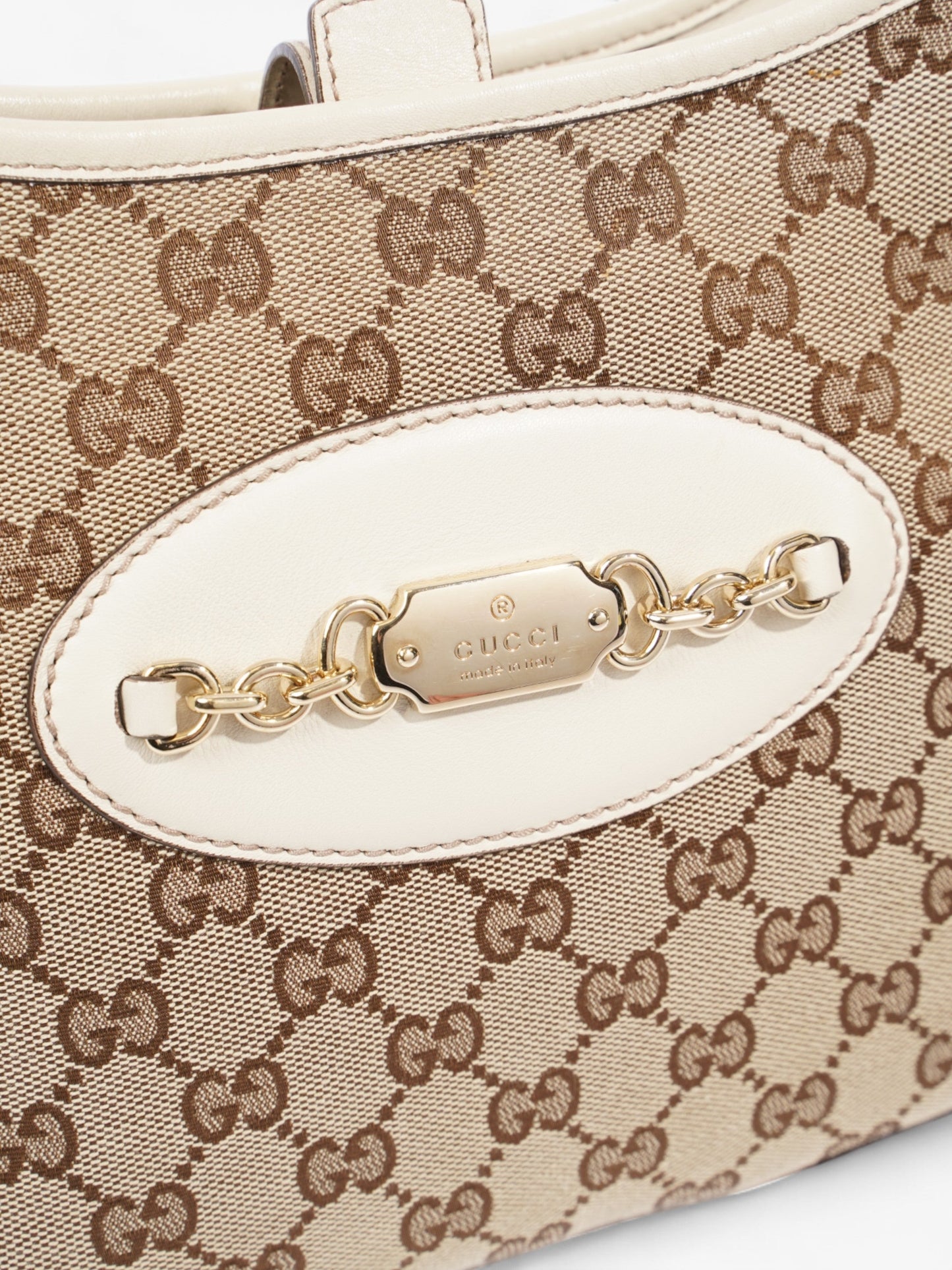 Gucci GG Punch Jackie GG Supreme / White Canvas