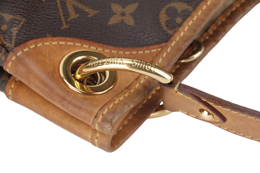 LOUIS VUITTON GALLIERA PM MONOGRAM CANVAS GOLD HARDWARE WITH DUST COVER
