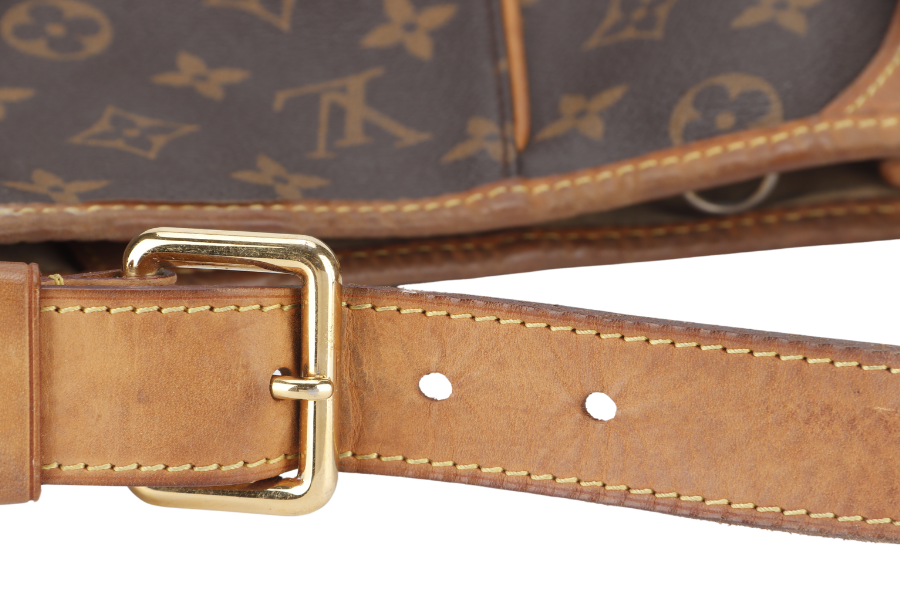 LOUIS VUITTON GALLIERA PM MONOGRAM CANVAS GOLD HARDWARE WITH DUST COVER