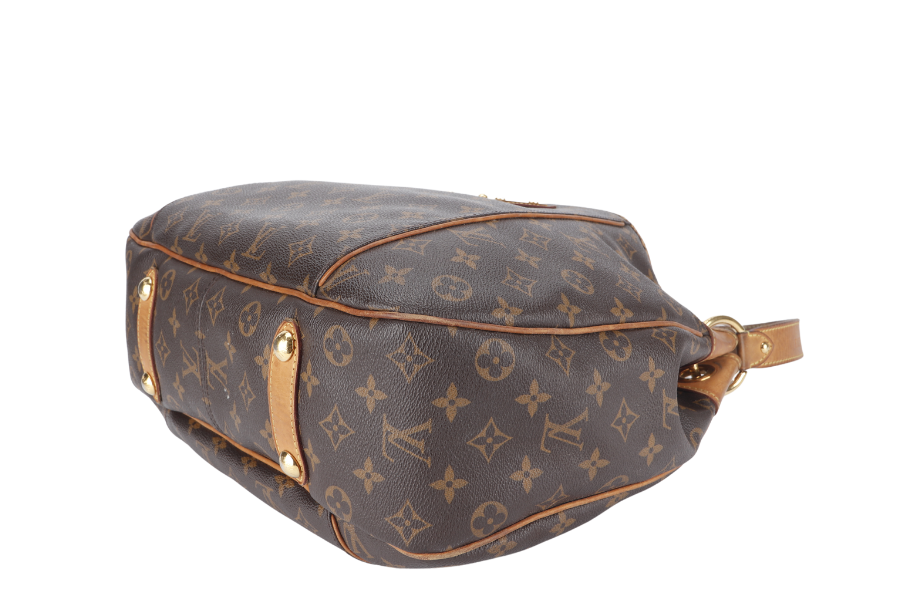 LOUIS VUITTON GALLIERA PM MONOGRAM CANVAS GOLD HARDWARE WITH DUST COVER