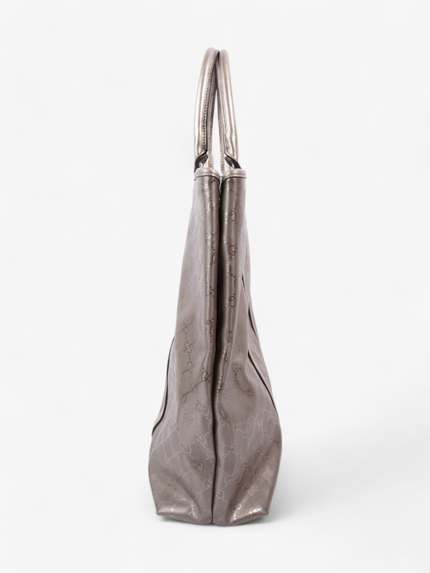 Gucci GG Implement Tote Bag Metallic Pink Canvas