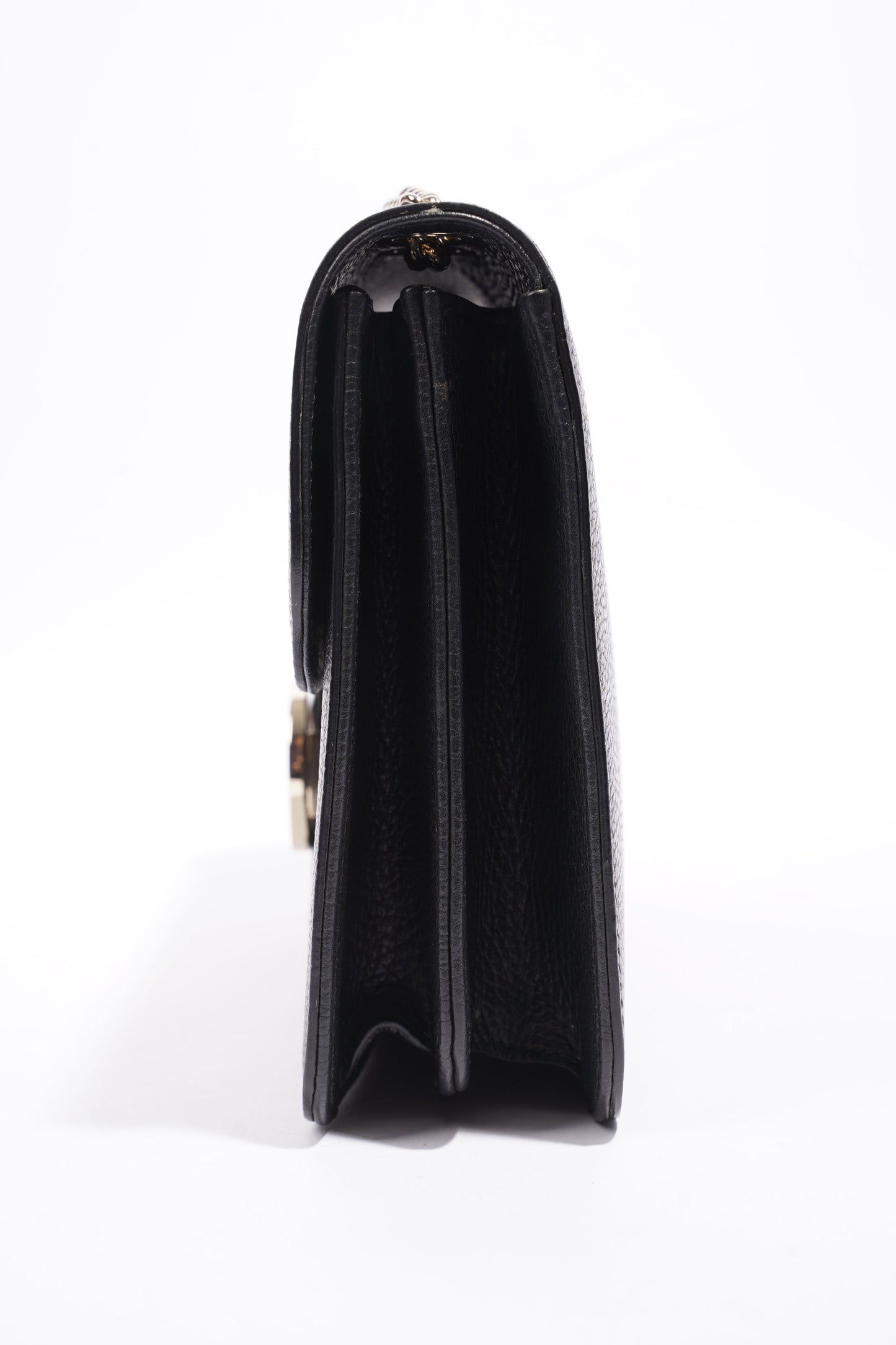 Gucci Interlocking G Black Leather Medium