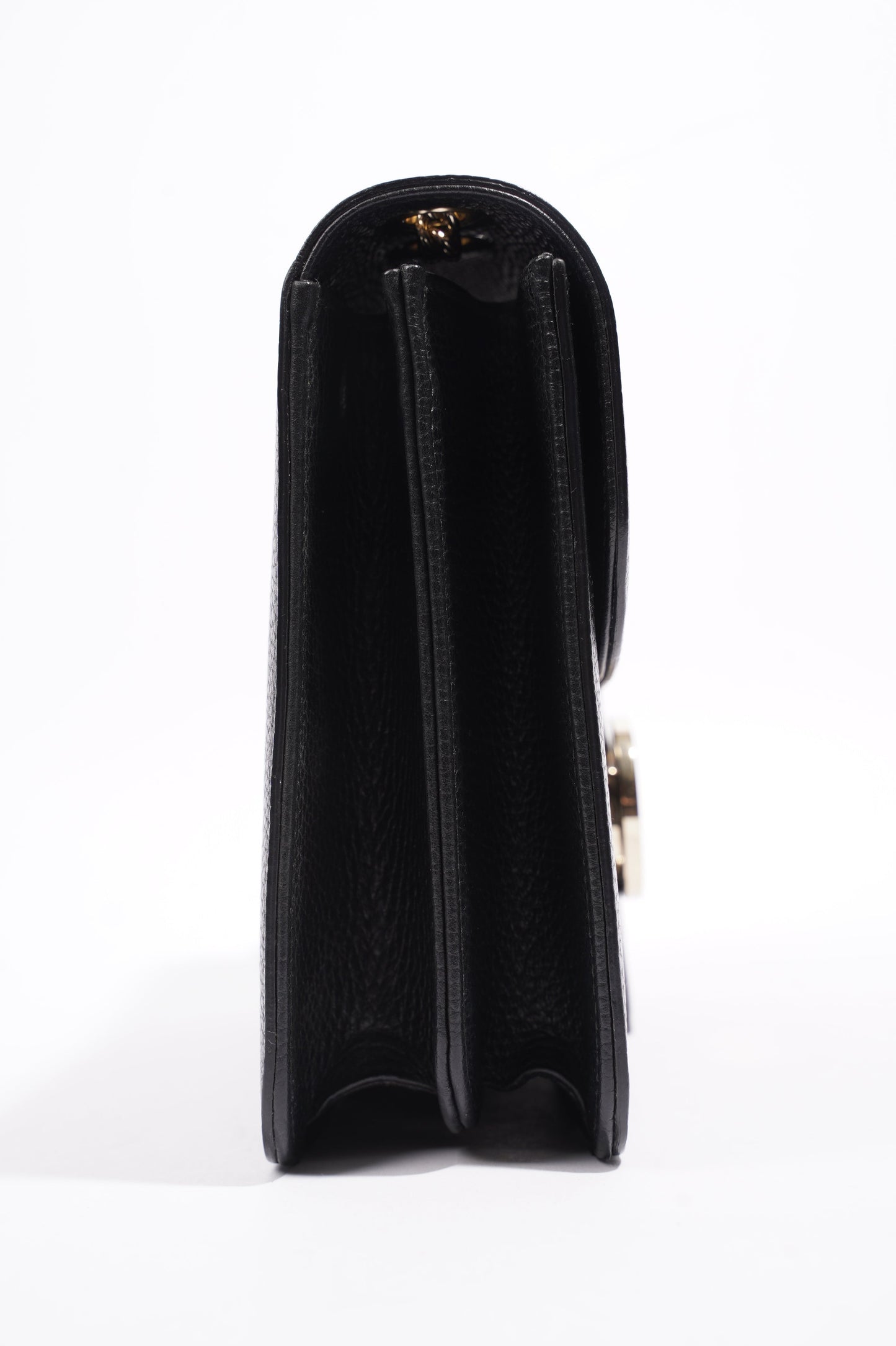Gucci Interlocking G Black Leather Medium