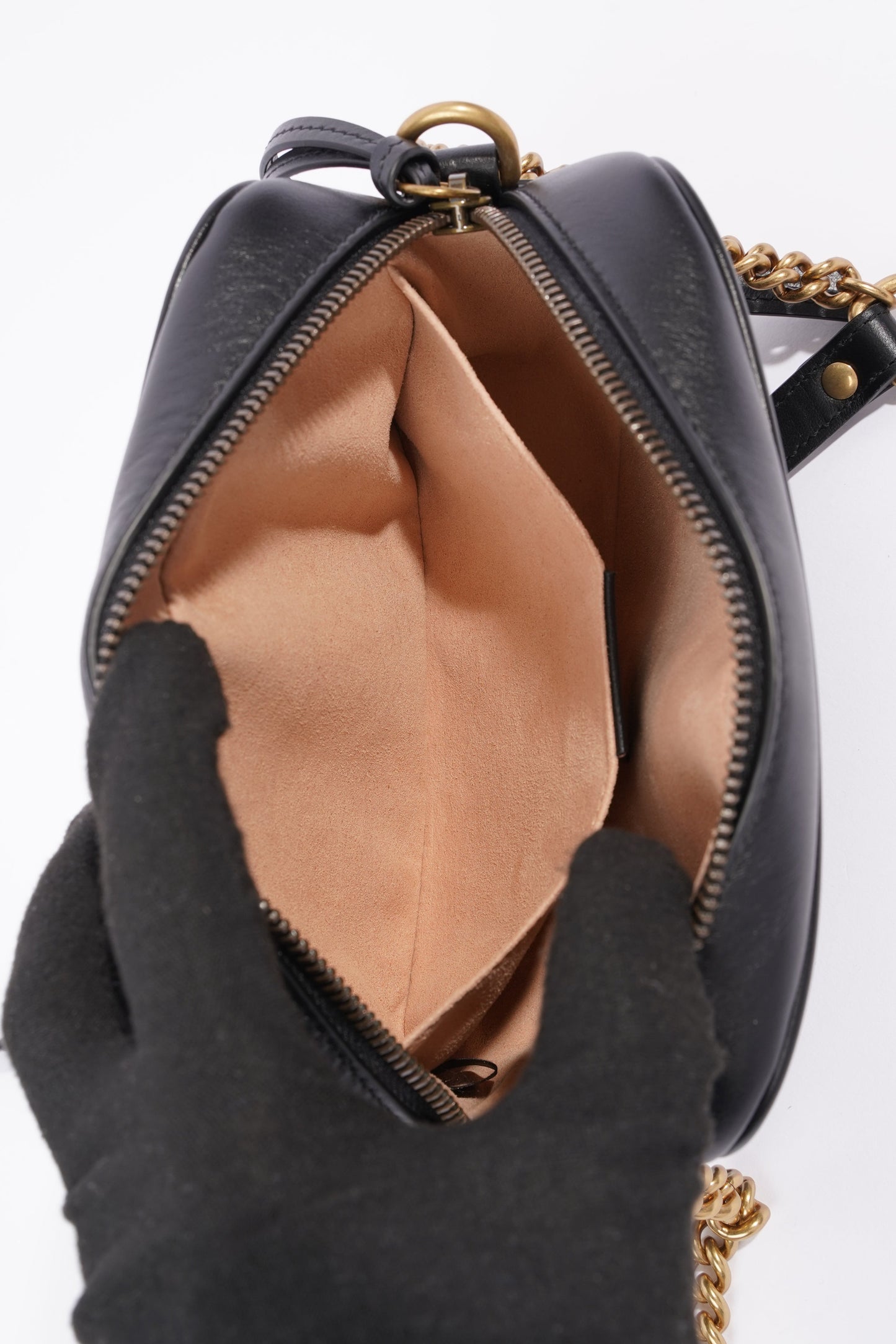 Gucci Gucci GG Marmont Black Leather Mini