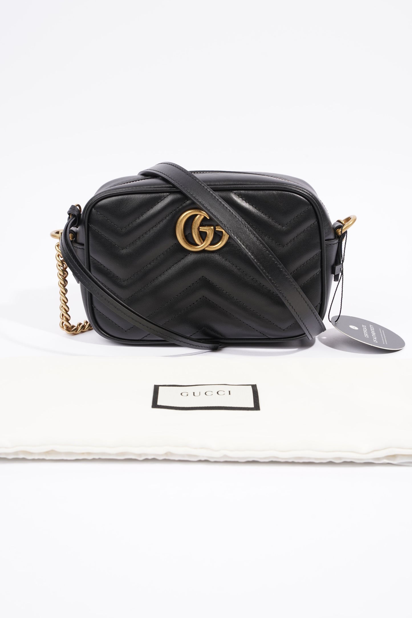 Gucci Gucci GG Marmont Black Leather Mini