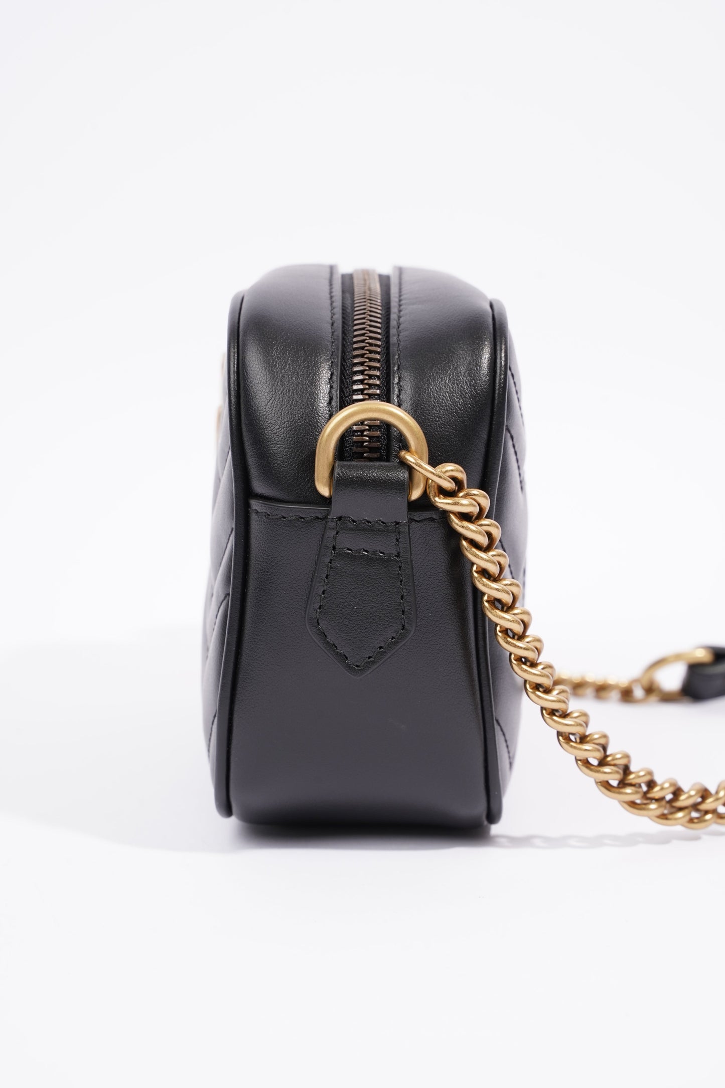 Gucci Gucci GG Marmont Black Leather Mini
