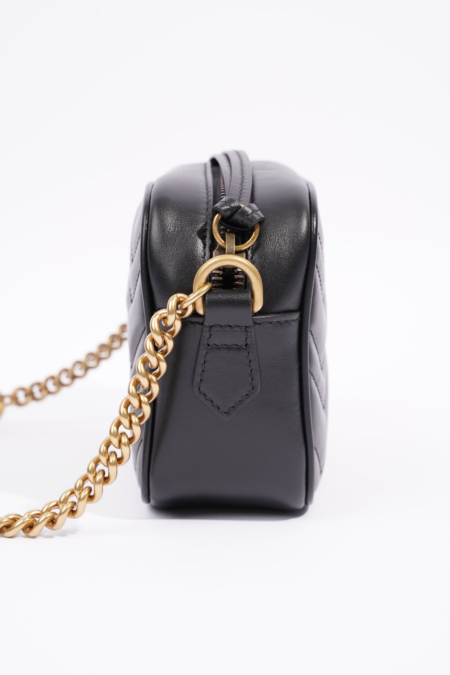 Gucci Gucci GG Marmont Black Leather Mini