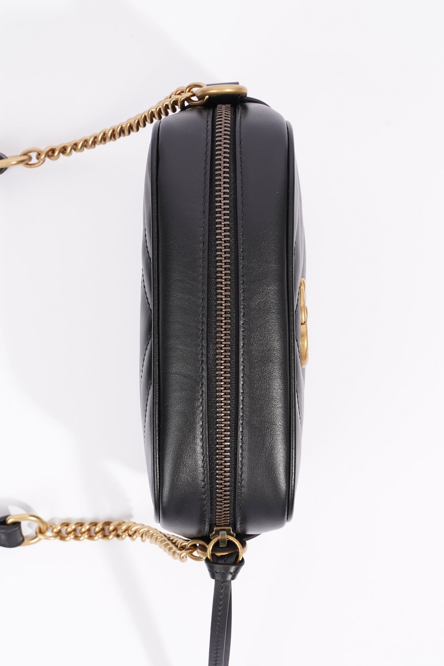 Gucci Gucci GG Marmont Black Leather Mini