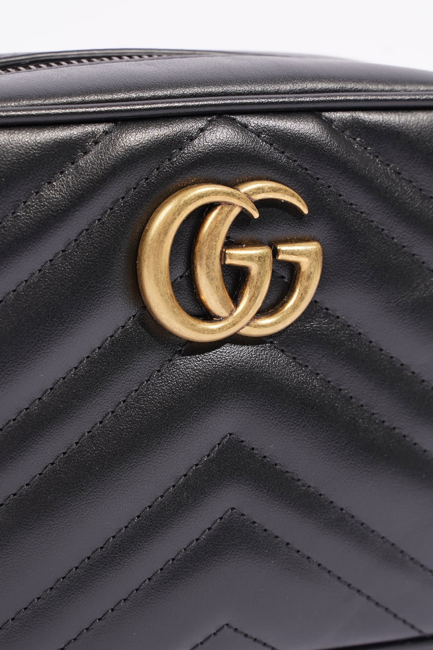 Gucci Gucci GG Marmont Black Leather Mini