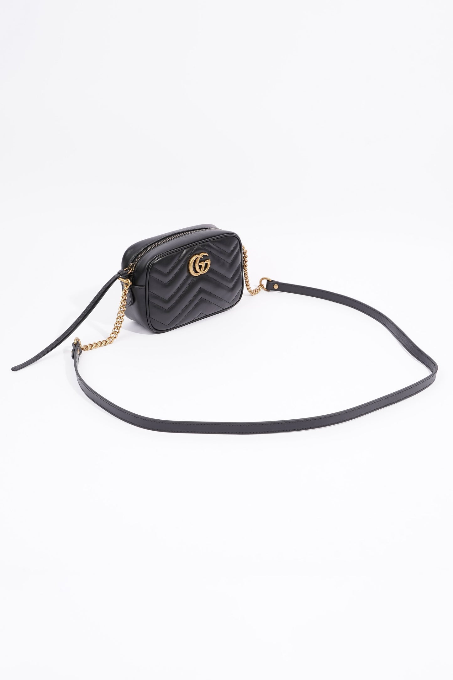 Gucci Gucci GG Marmont Black Leather Mini