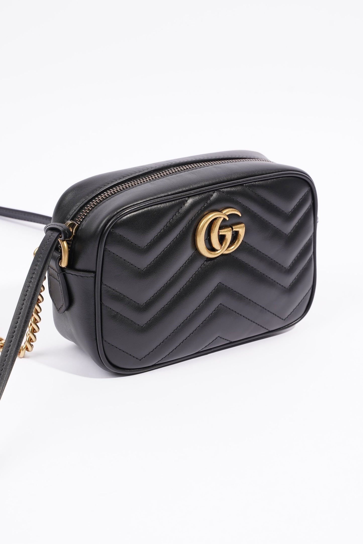 Gucci Gucci GG Marmont Black Leather Mini