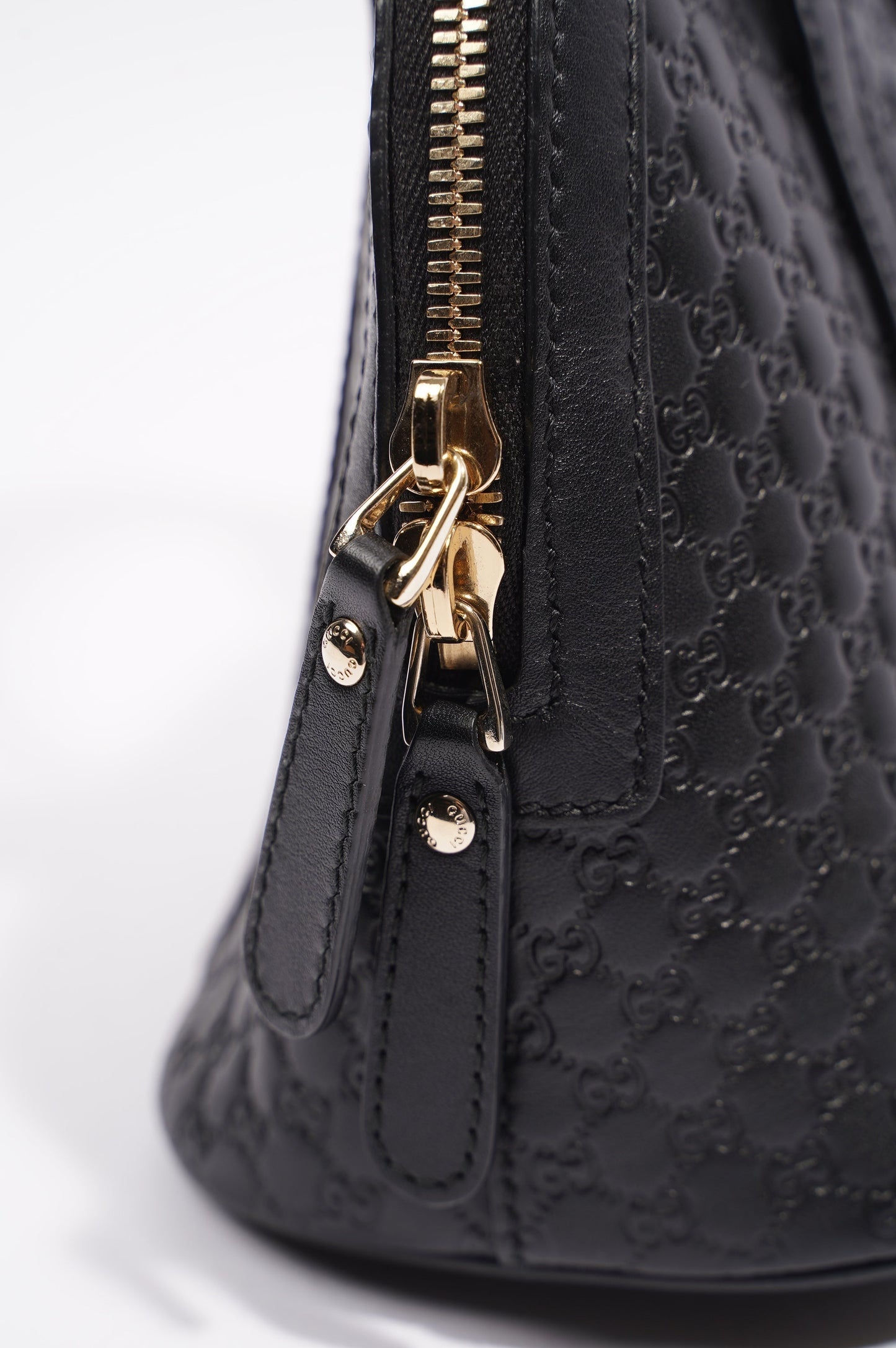 Gucci Dome Bag Black Leather Small