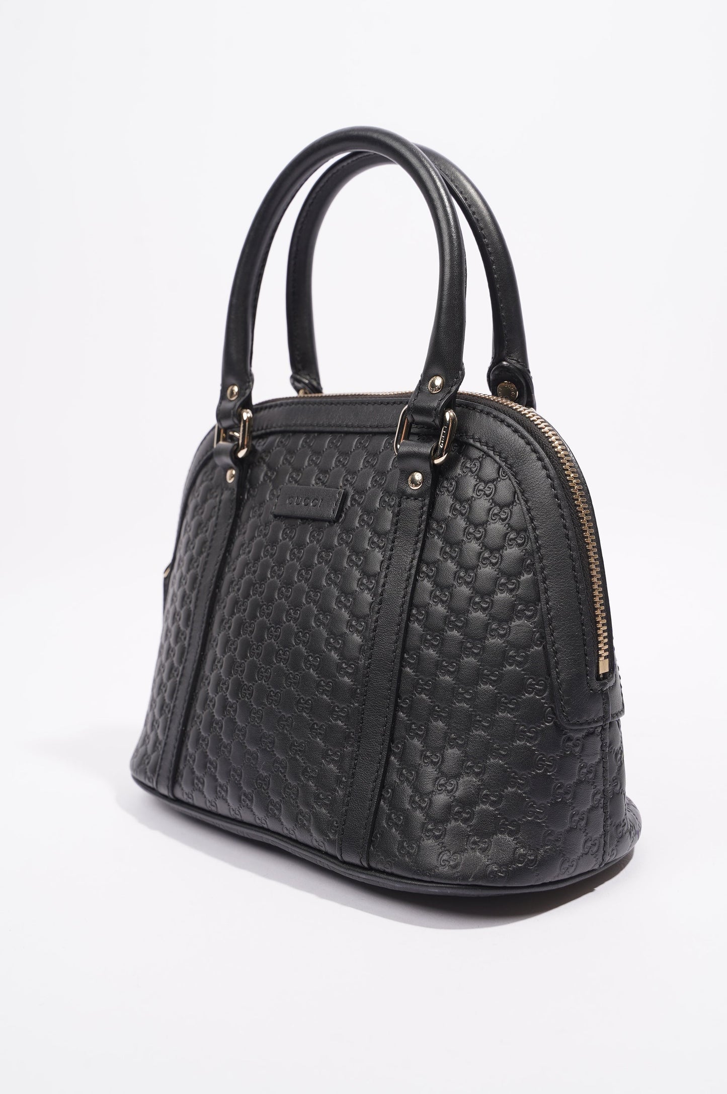 Gucci Dome Bag Black Leather Small