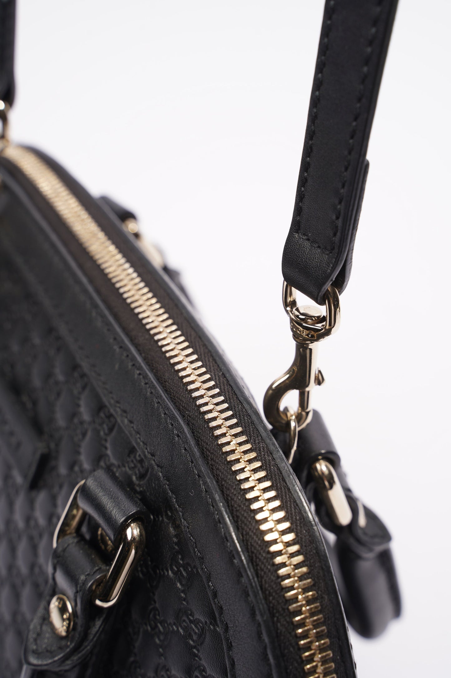 Gucci Dome Bag Black Leather Small