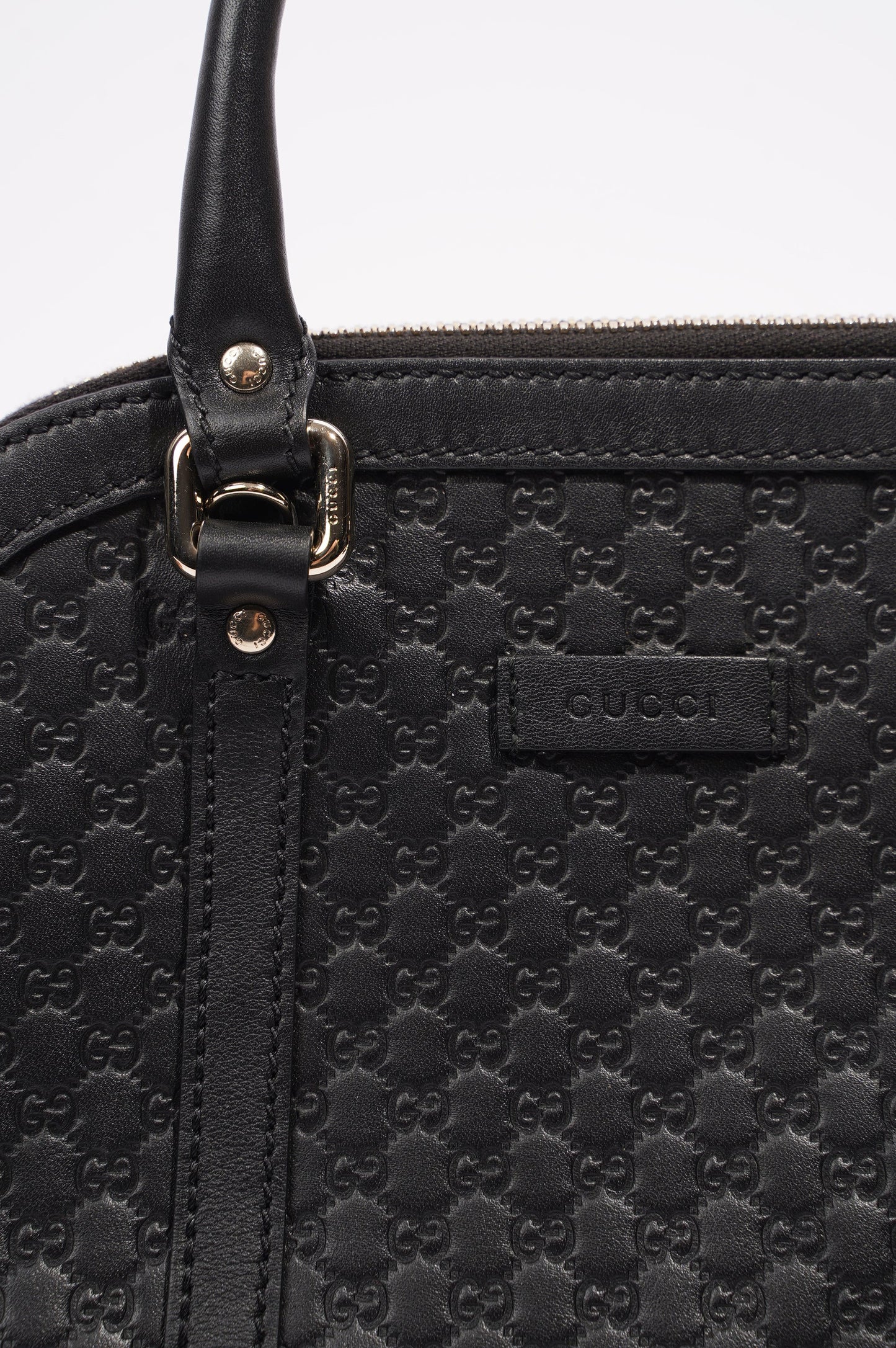 Gucci Dome Bag Black Leather Small
