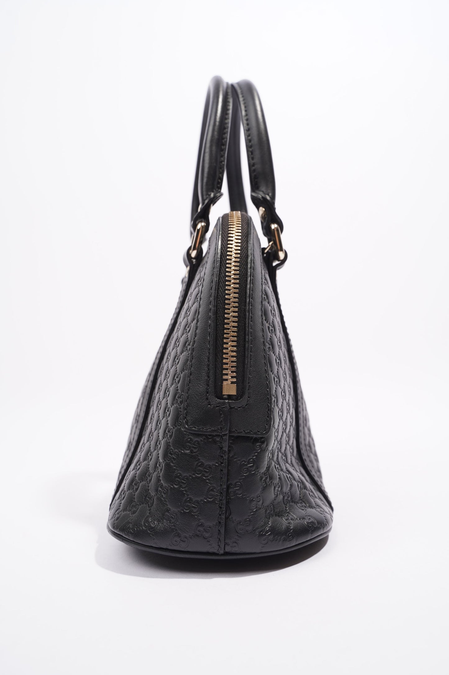Gucci Dome Bag Black Leather Small