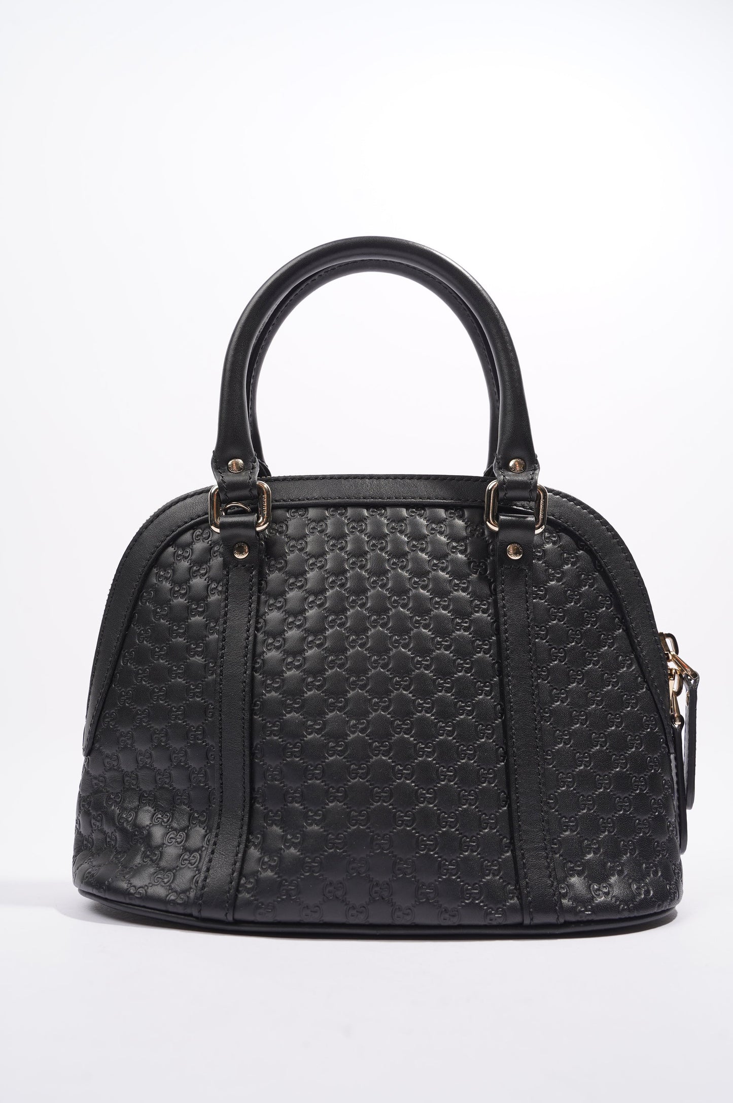 Gucci Dome Bag Black Leather Small