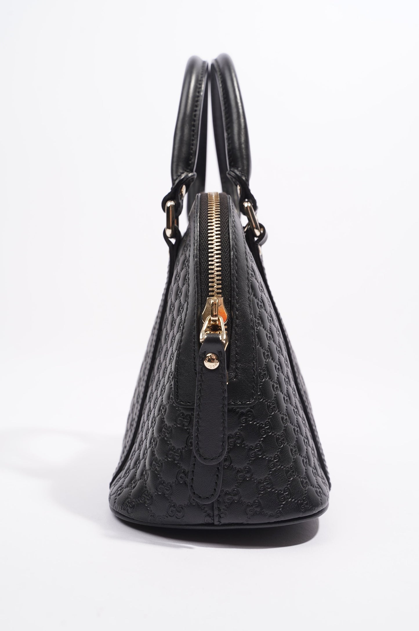 Gucci Dome Bag Black Leather Small