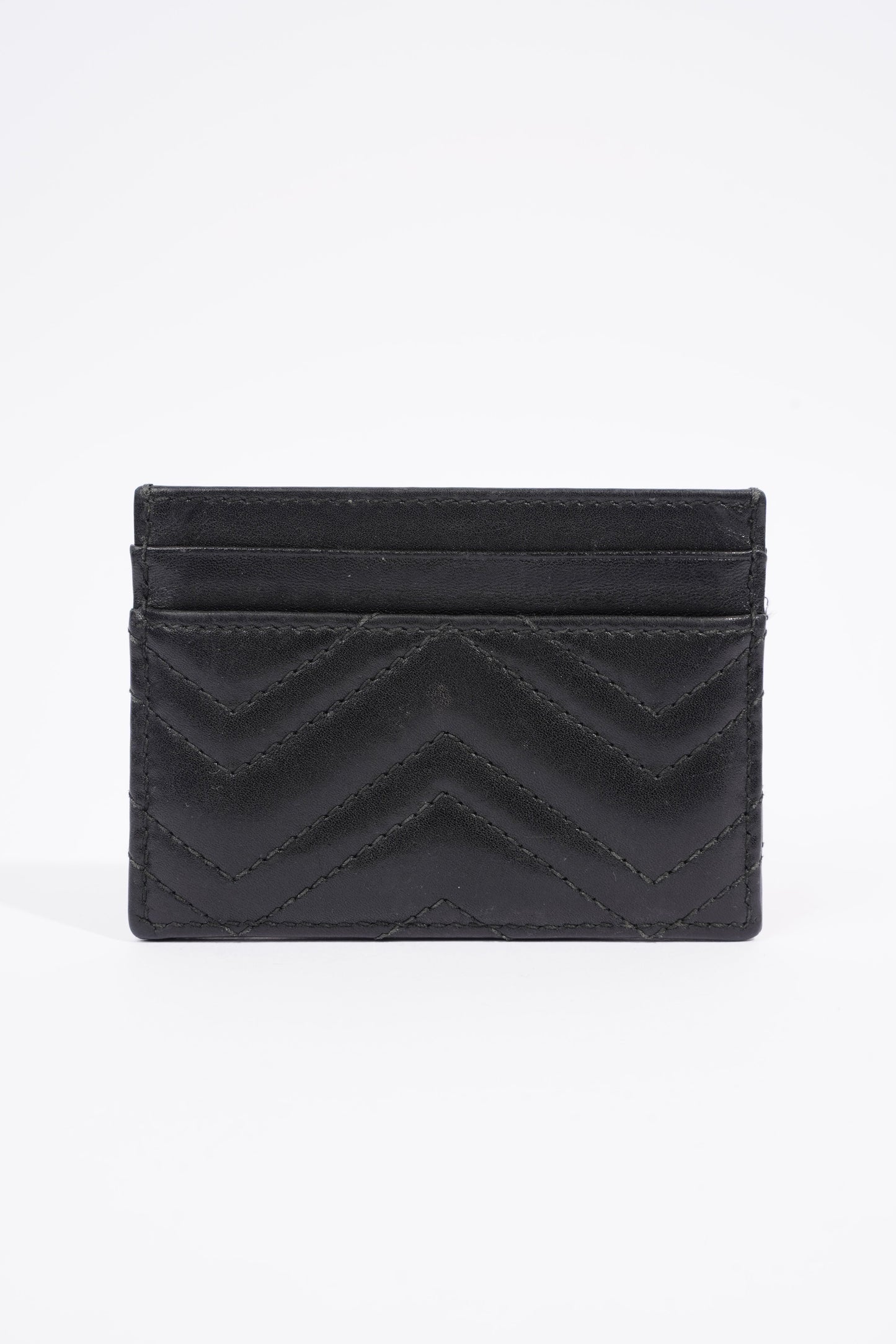 Gucci Marmont Card Holder Black Leather