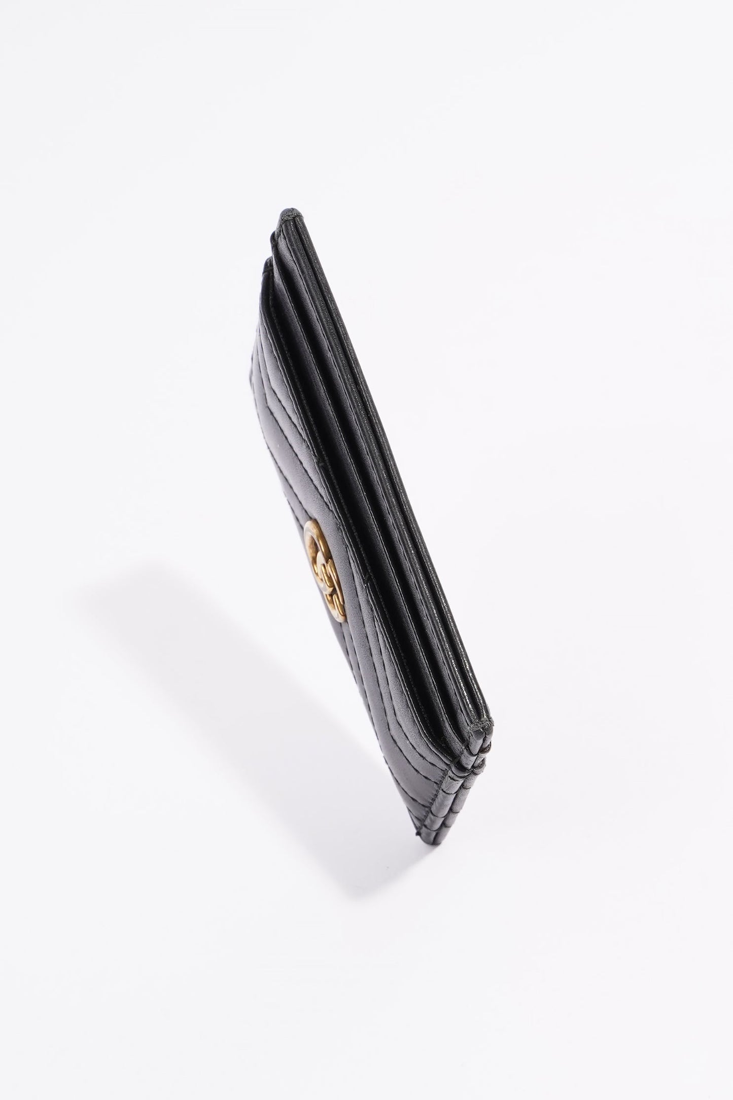 Gucci Marmont Card Holder Black Leather