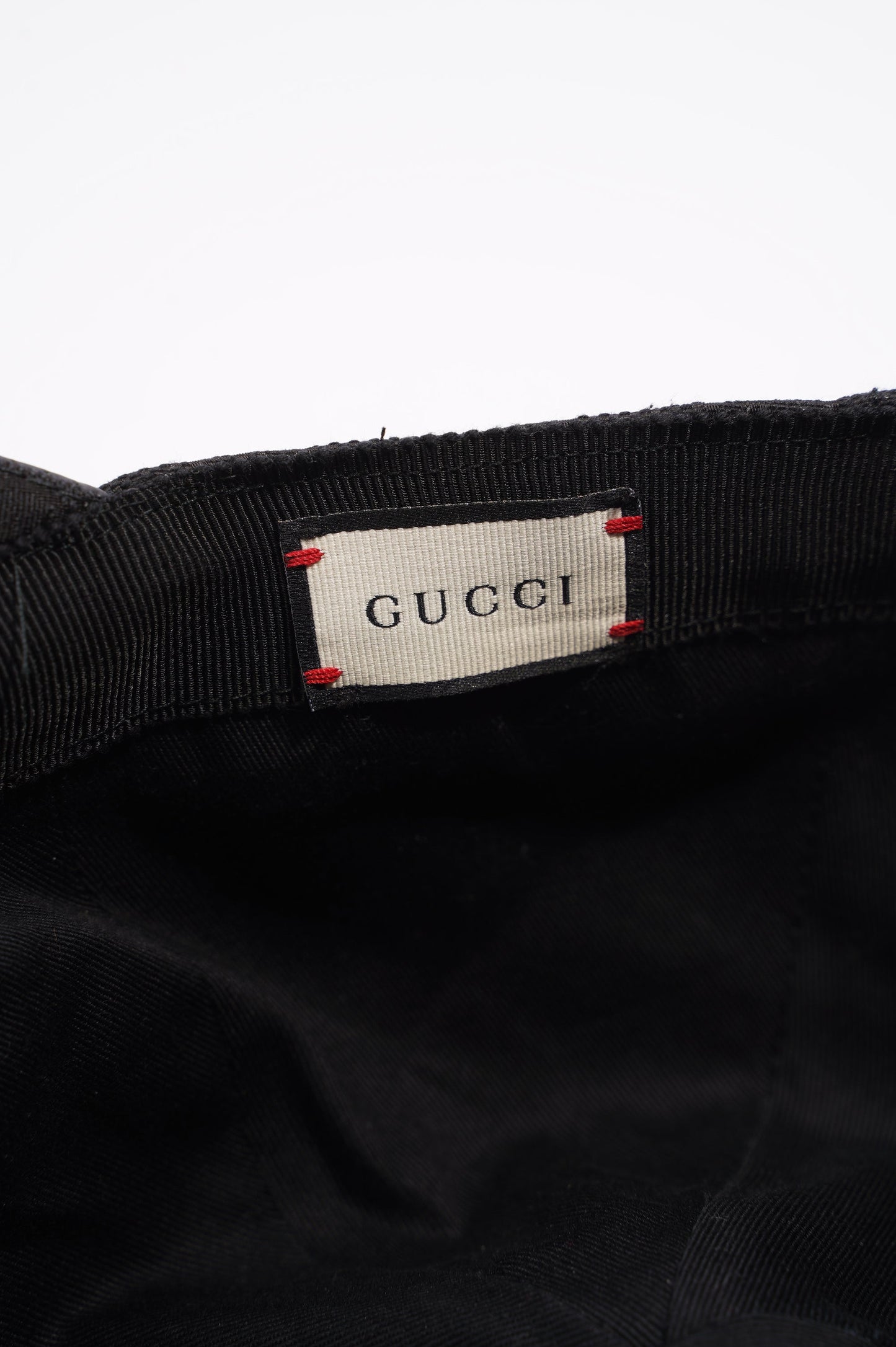 Gucci Web Baseball Hat Black / Green / Red Canvas XL