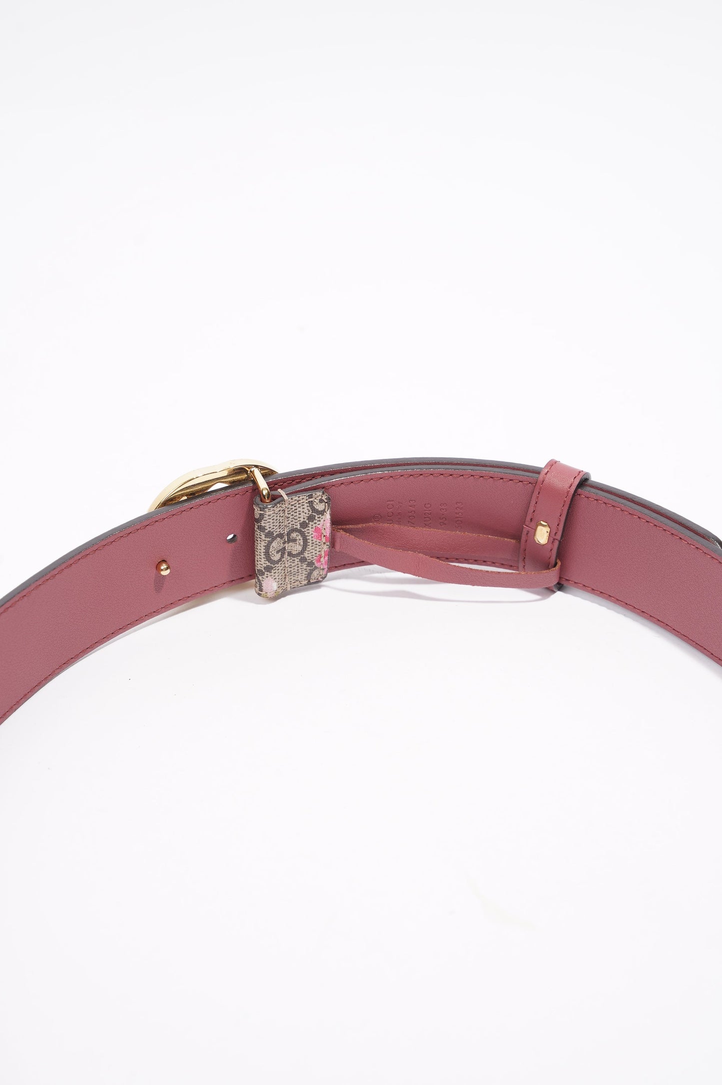 Gucci Interlocking Belt Floral / Supreme Canvas 95cm 38"