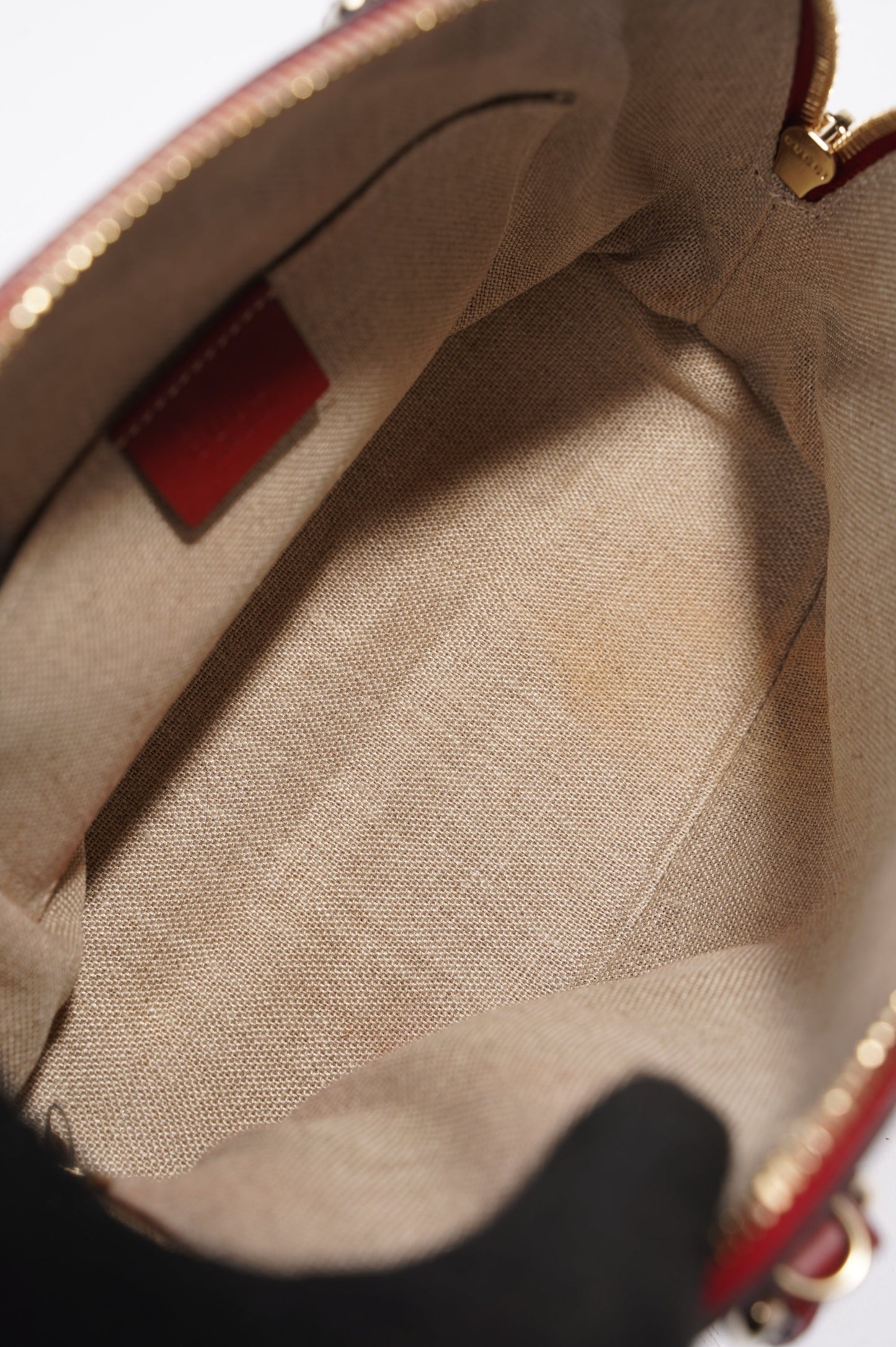 Gucci Dome Bag Red Leather Small