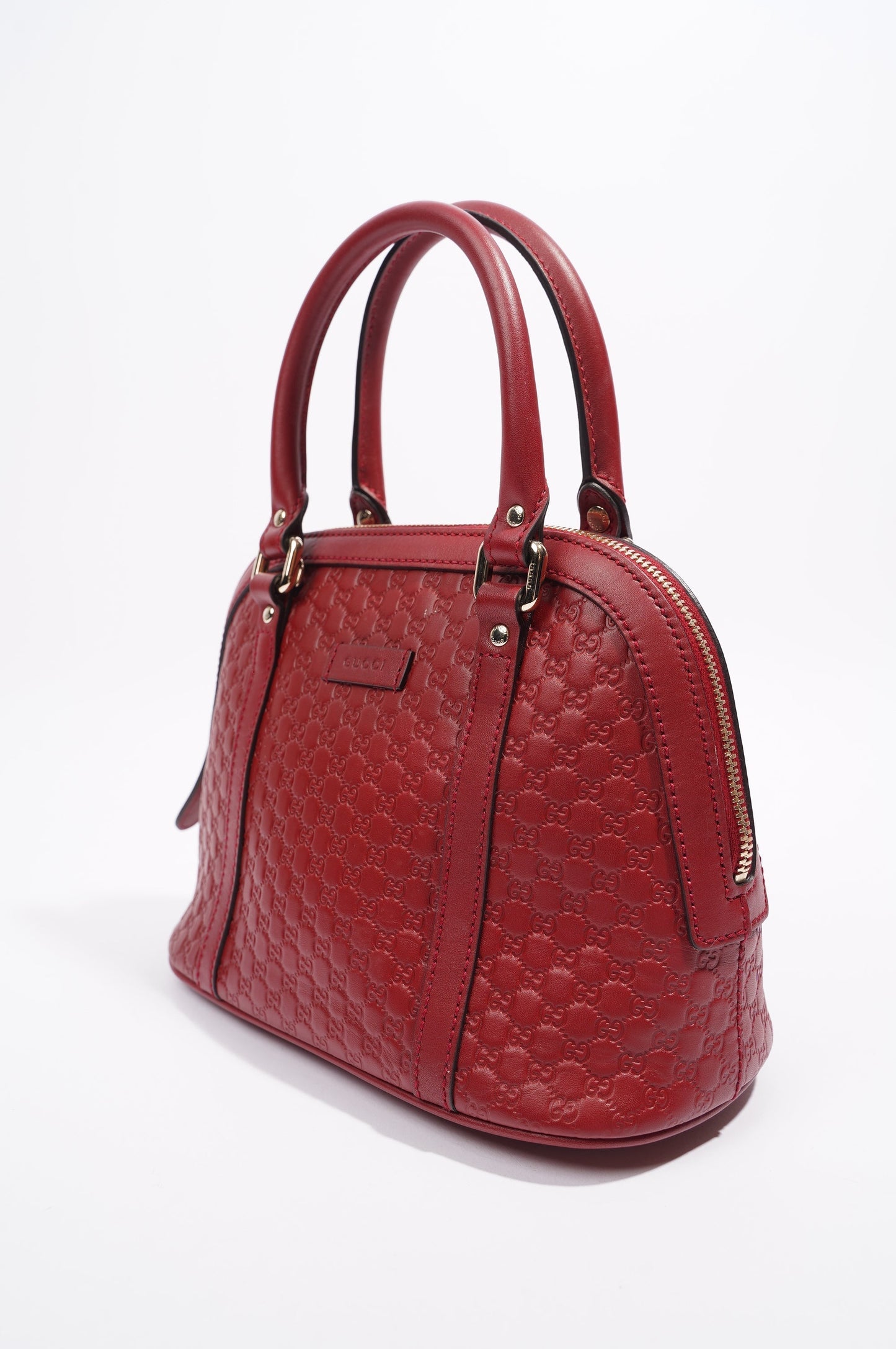Gucci Dome Bag Red Leather Small