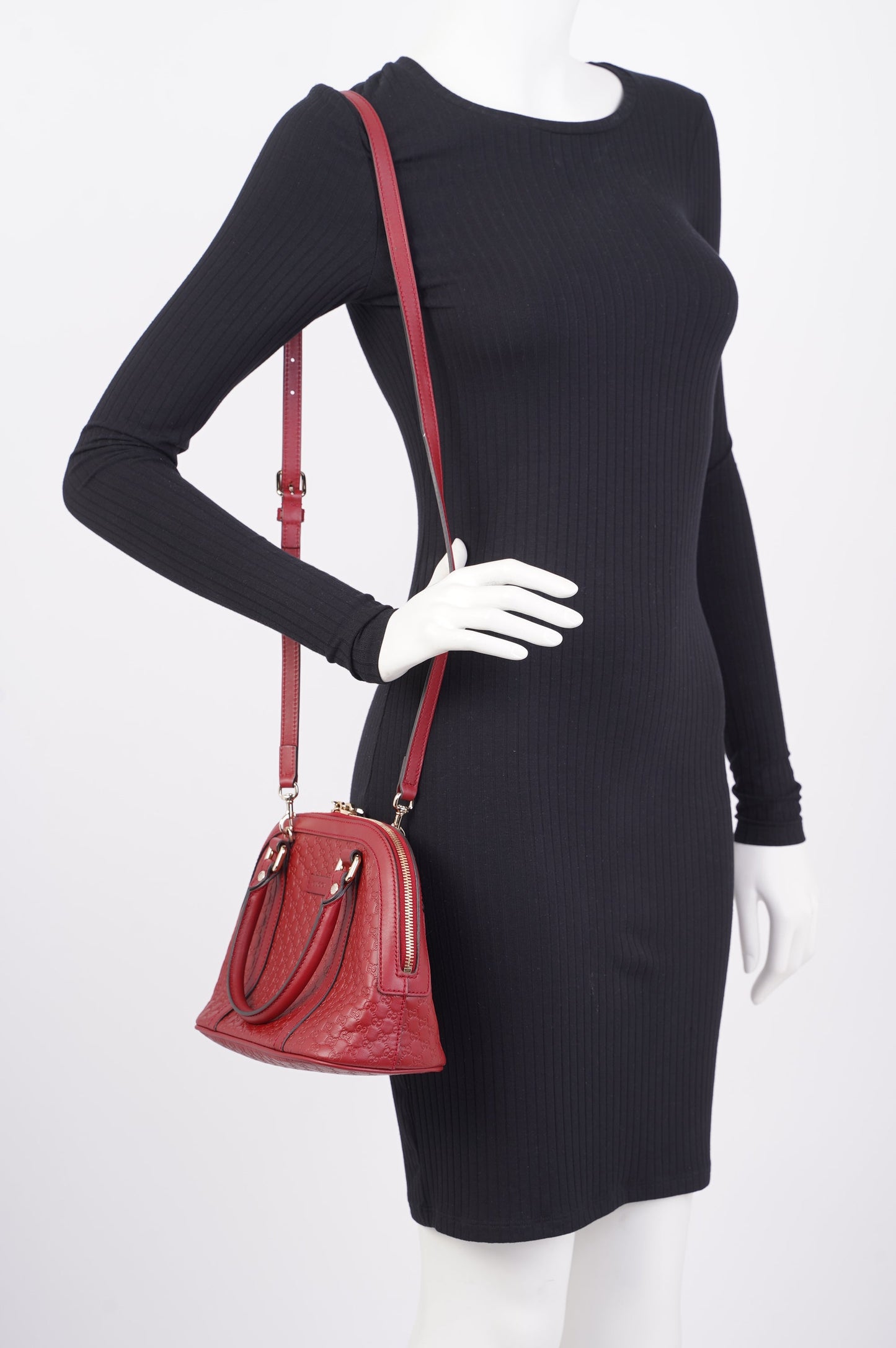 Gucci Dome Bag Red Leather Small