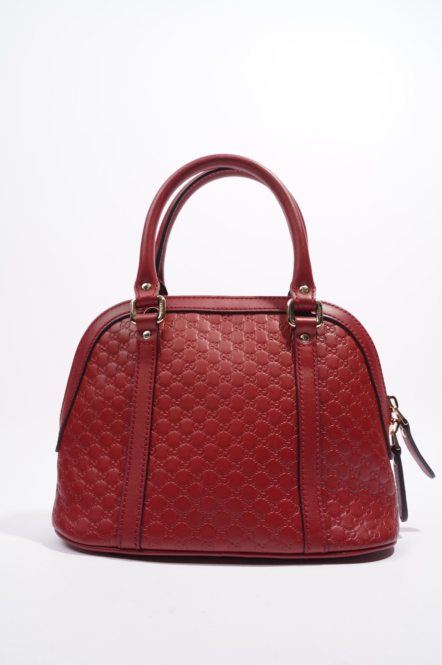Gucci Dome Bag Red Leather Small