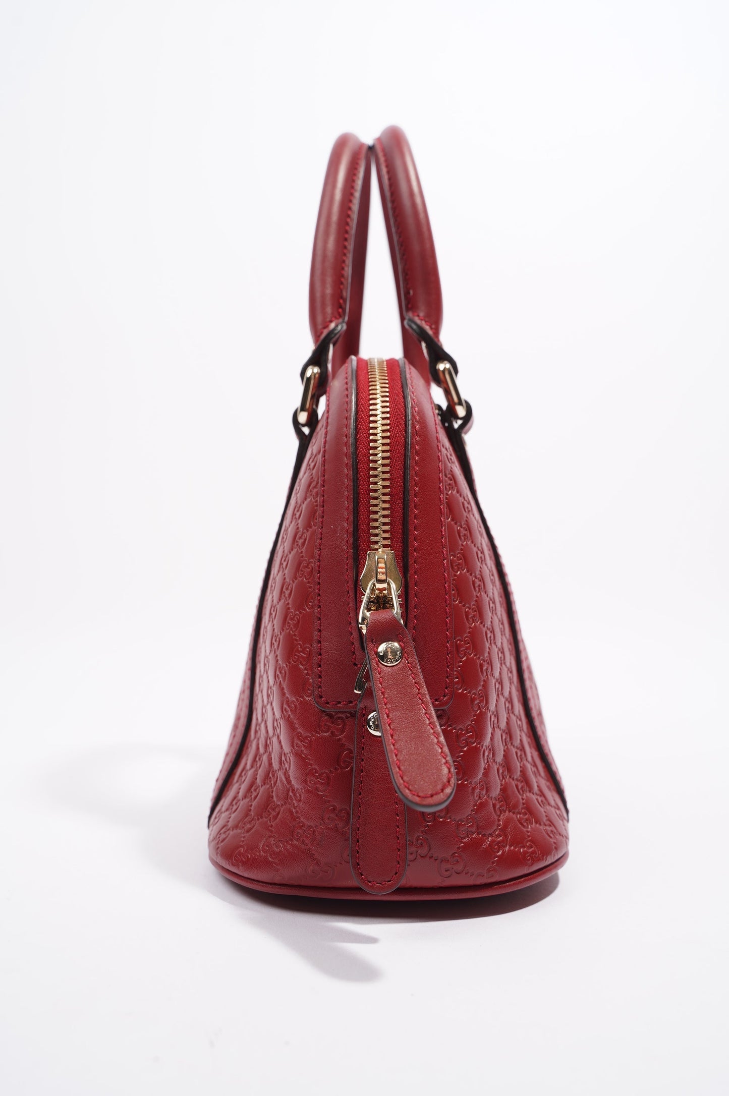 Gucci Dome Bag Red Leather Small