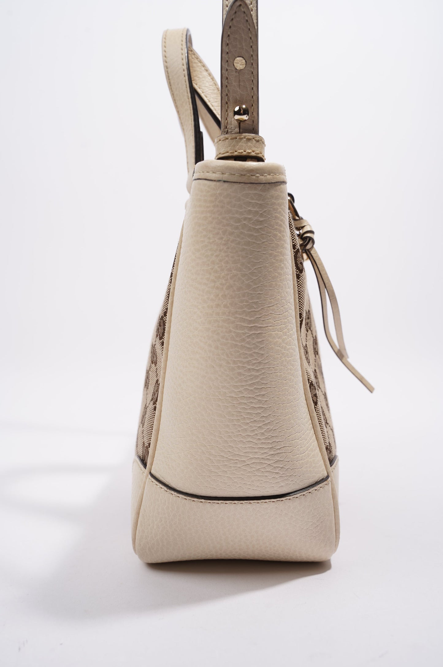 Gucci Bree GG Bag White and monogram Canvas Small