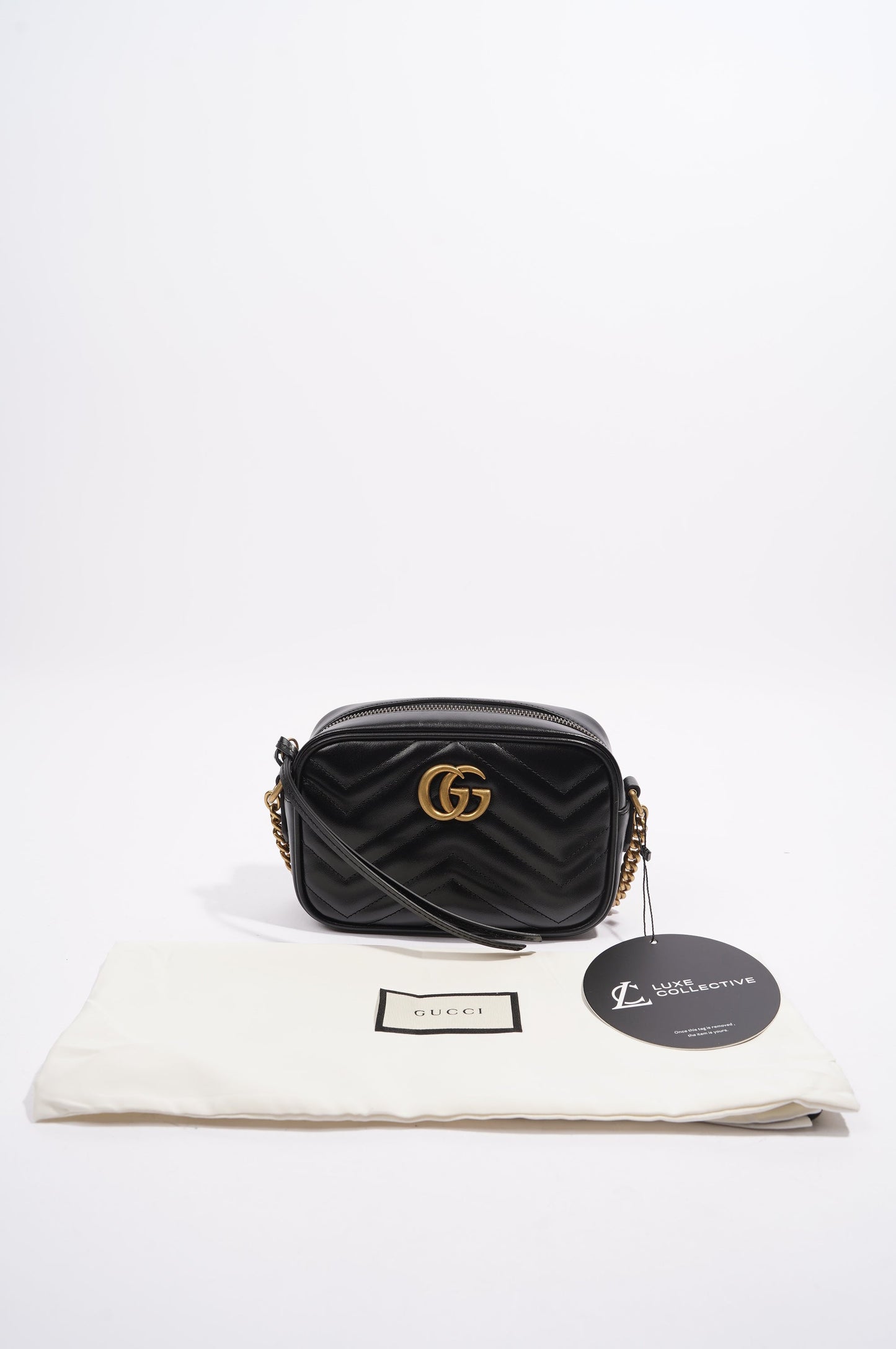 Gucci Marmont Bag Black Leather Small