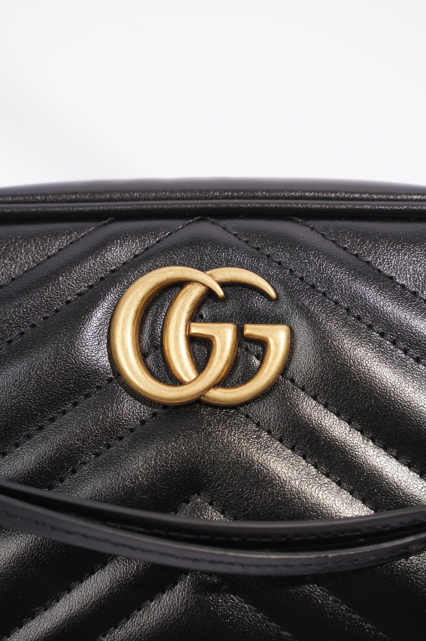 Gucci Marmont Bag Black Leather Small