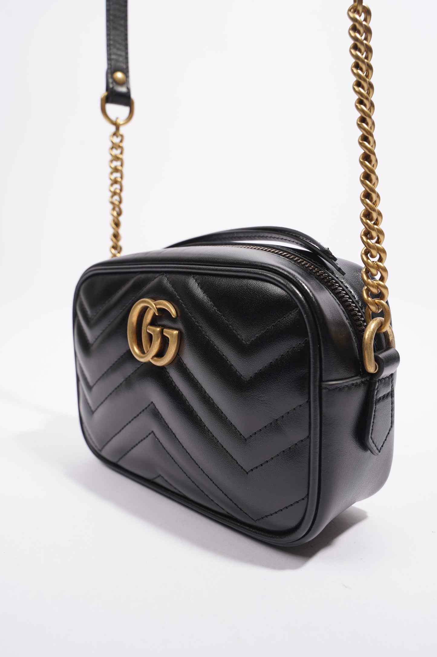 Gucci Marmont Bag Black Leather Small