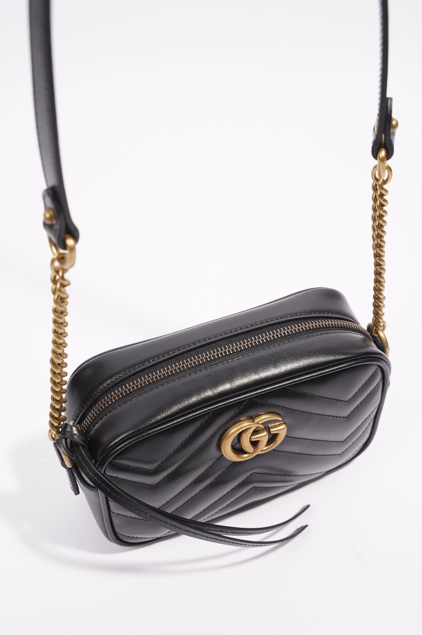 Gucci Marmont Bag Black Leather Small