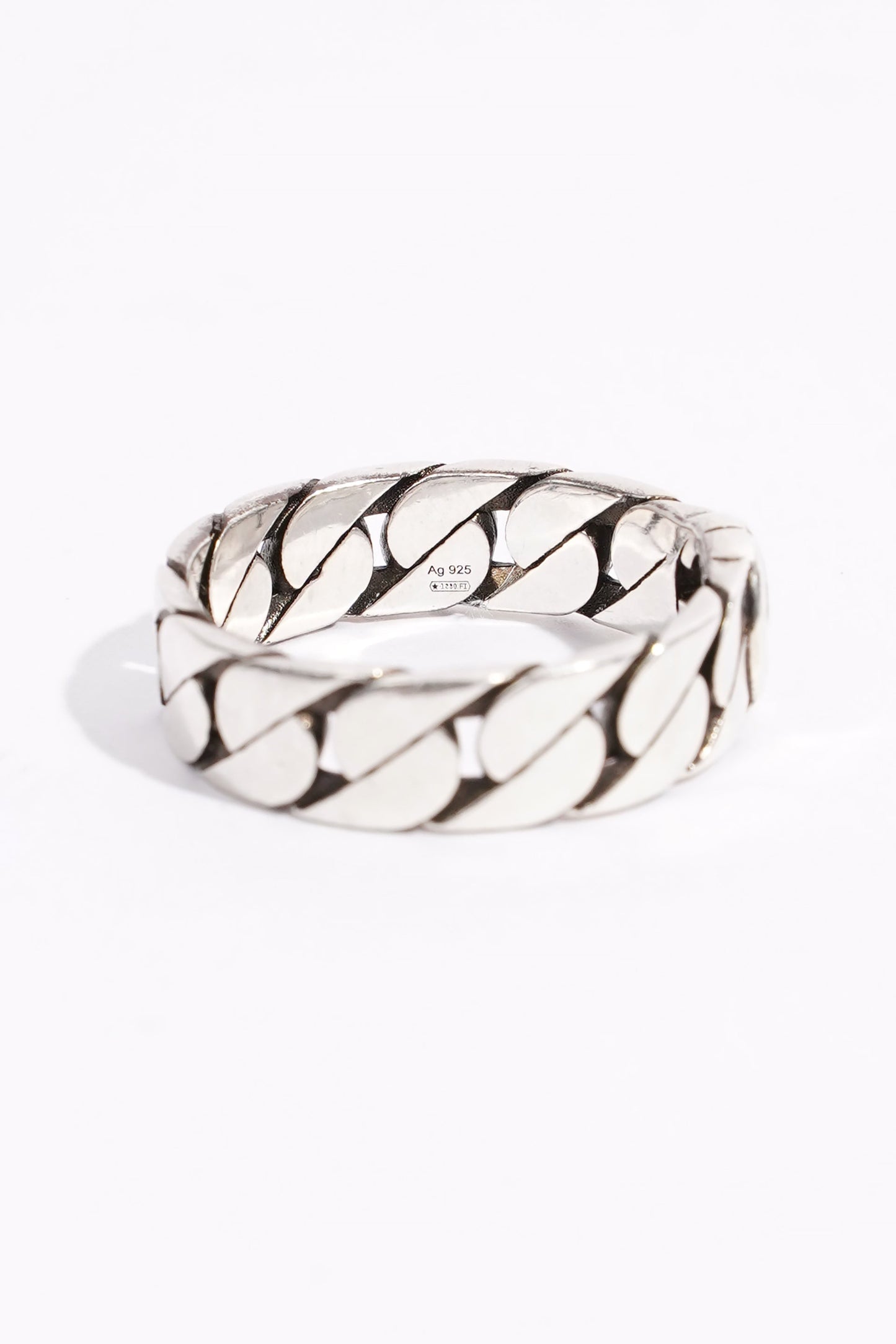 Gucci Interlocking GG Ring Silver Silver Sterling Small